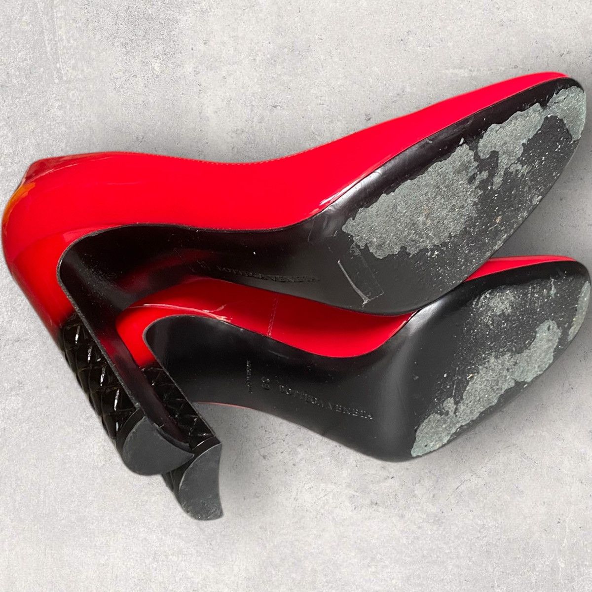 Bottega Veneta Isabella Red Patent Dip Dyed Pump Size US 9 / IT 39 - 6 Thumbnail