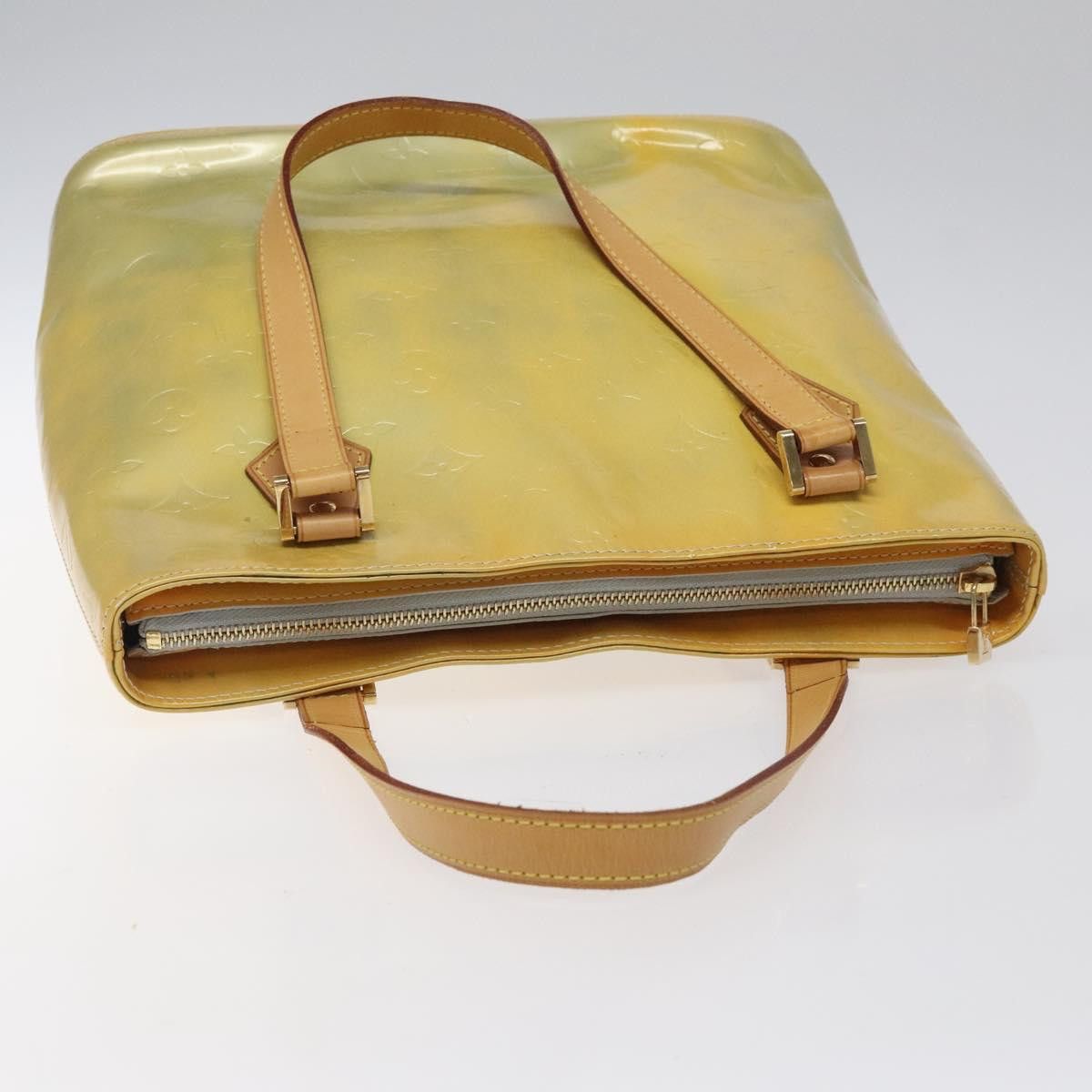 Louis Vuitton LOUIS VUITTON Monogram Vernis Houston Hand Bag Gris M91053 Size ONE SIZE - 6 Thumbnail