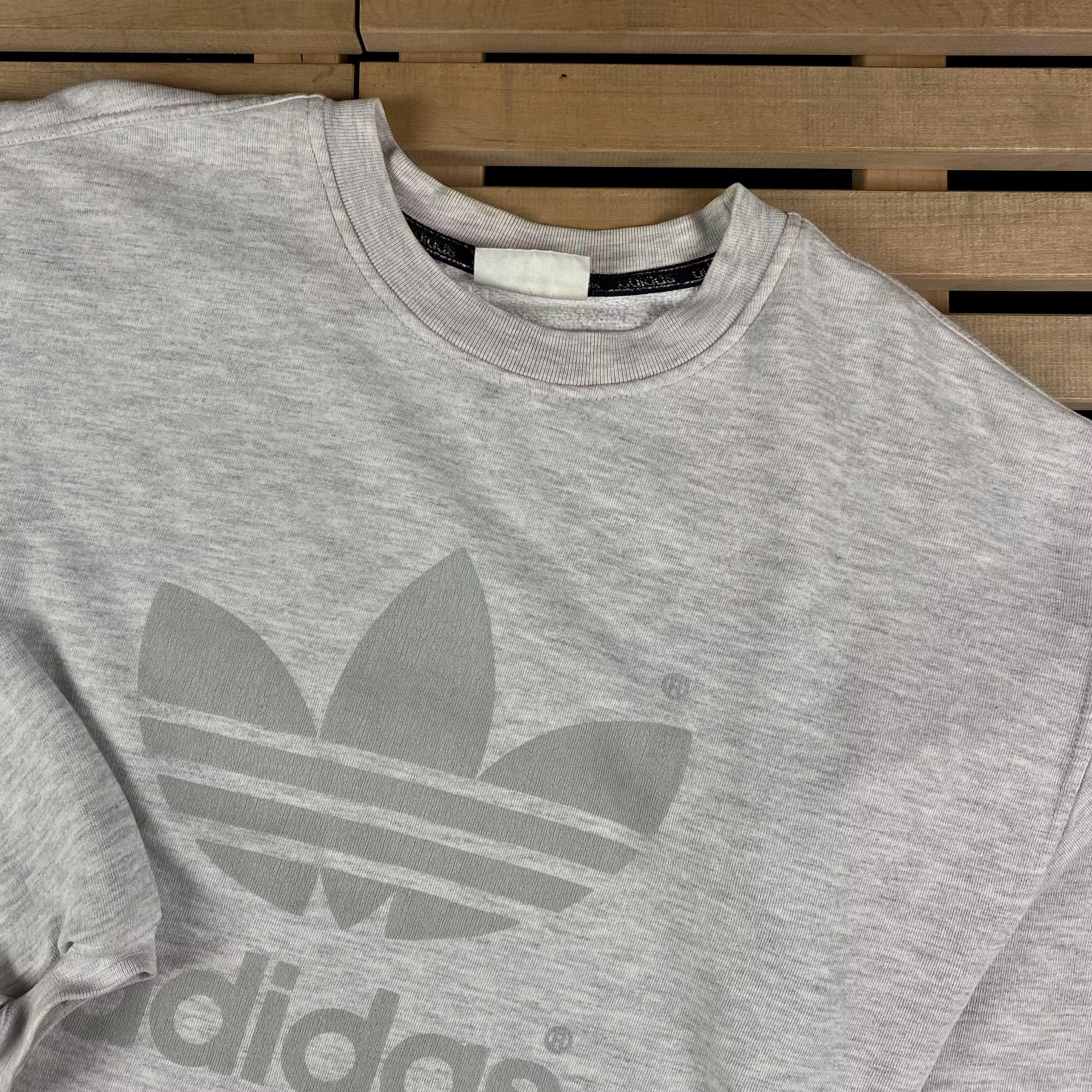 Adidas × Vintage Mens Sweatshirt Adidas Originals Vintage Size L Big Logo Size US L / EU 52-54 / 3 - 2 Thumbnail