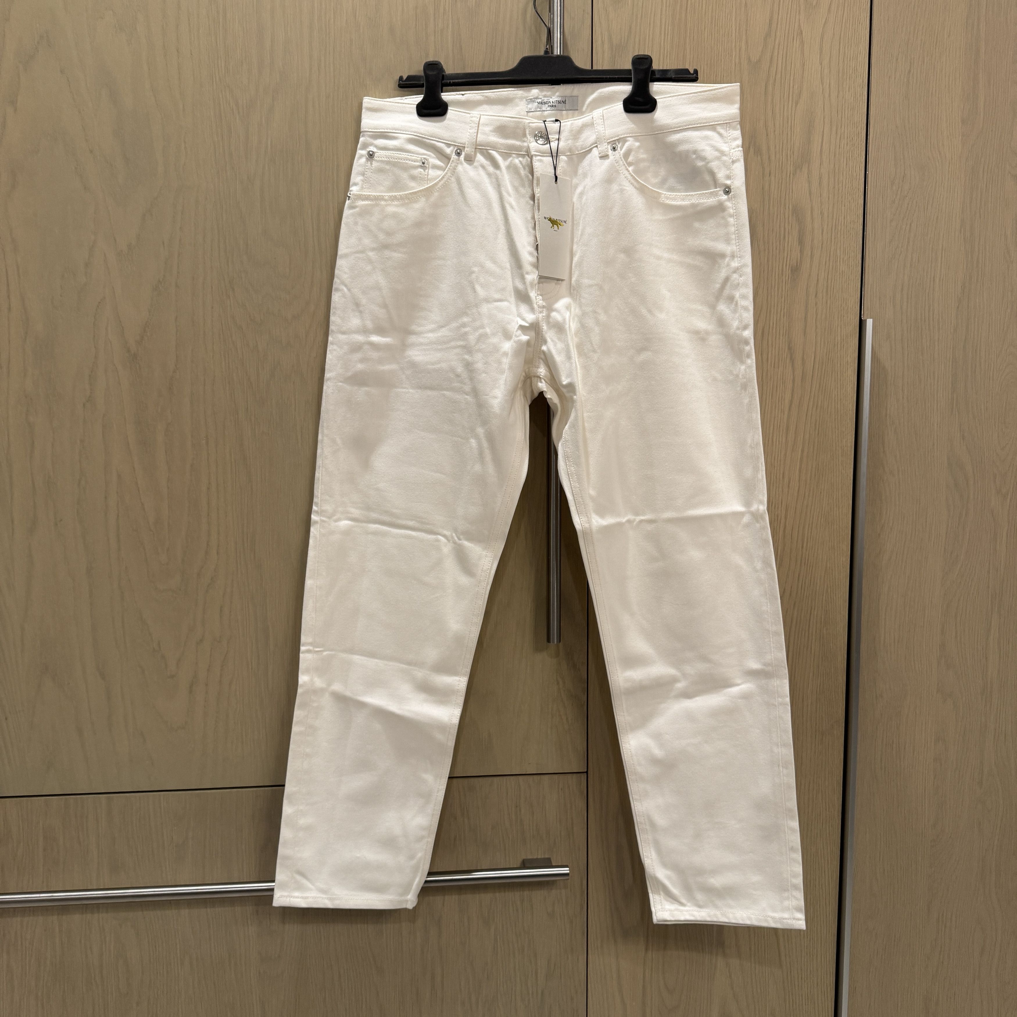 Maison Kitsune Maison Kitsuné Man Jeans - 34 - White Size US 34 / EU 50 - 1 Thumbnail