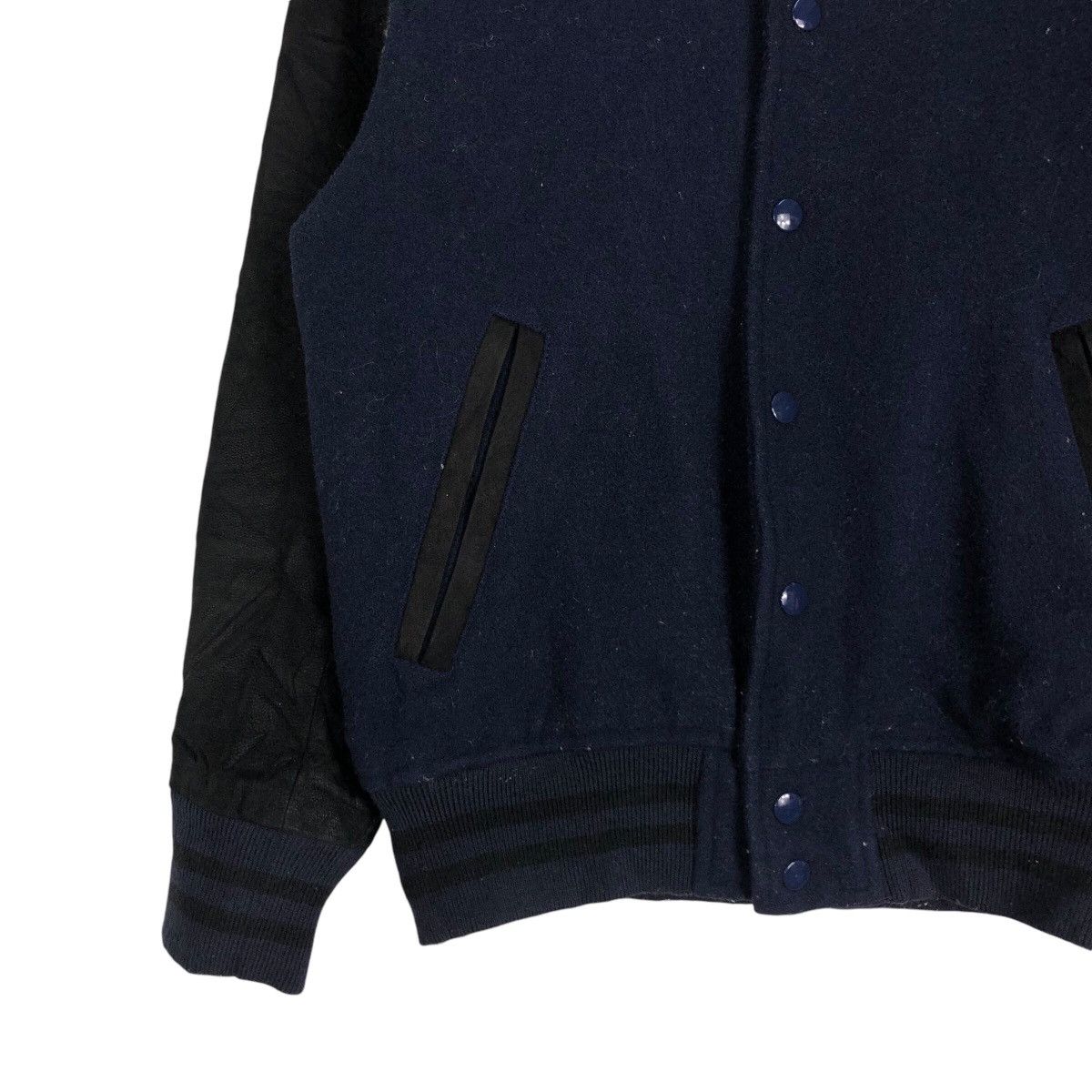 Japanese Brand 📌Vintage Bomber Leather Jacket Shanhouse Sports Usa Size US S / EU 44-46 / 1 - 5 Thumbnail