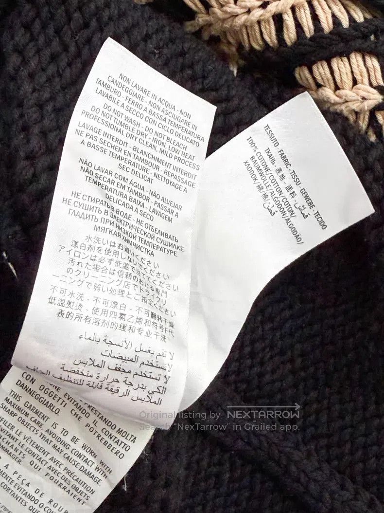 Gucci Gucci Letter round-neck long-sleeved knitted sweater Size US M / EU 48-50 / 2 - 7 Thumbnail