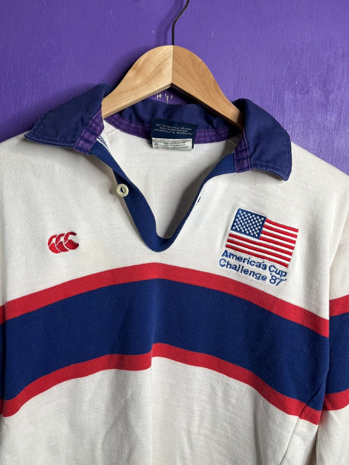 Canterbury of New Zealand Vintage 1987 Canterbury Americas cup challenge rugby Size US S / EU 44-46 / 1 - 3 Thumbnail