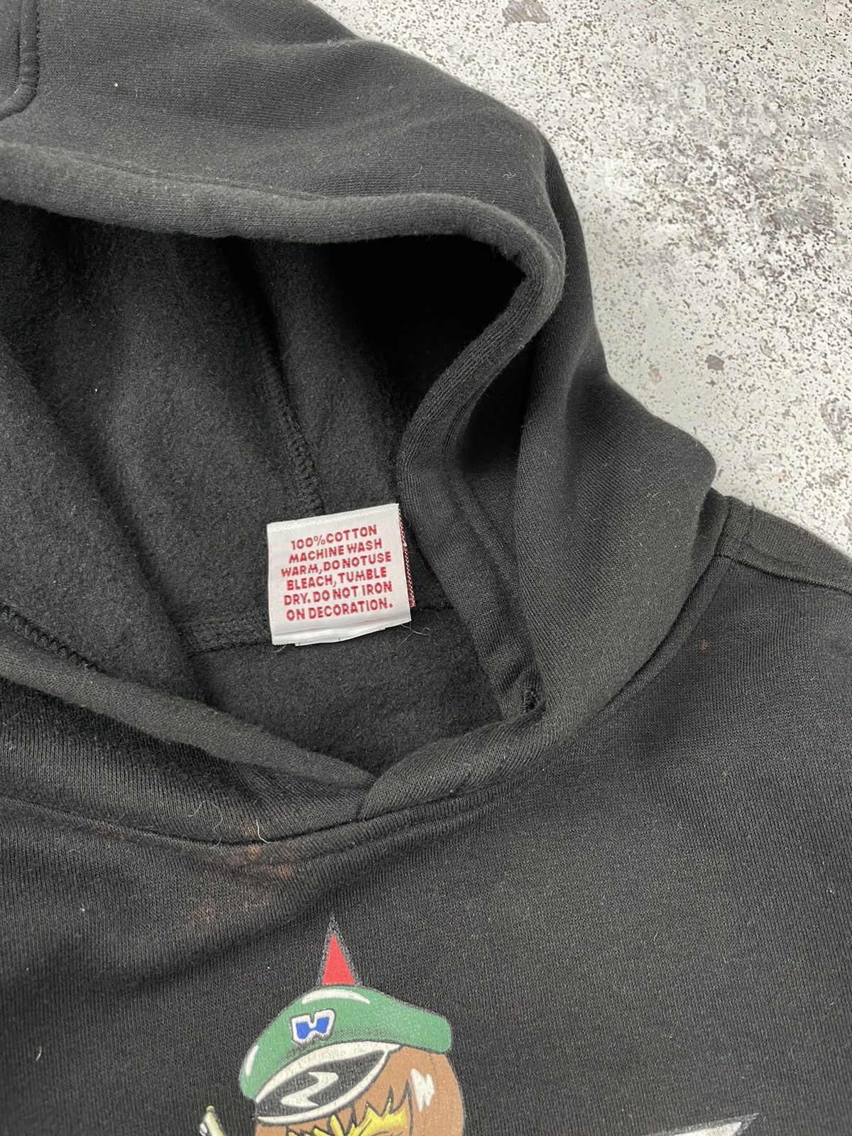Hook-Ups × Vintage Vintage Hook-Ups Logo Hoodie Black Size US S / EU 44-46 / 1 - 10 Thumbnail