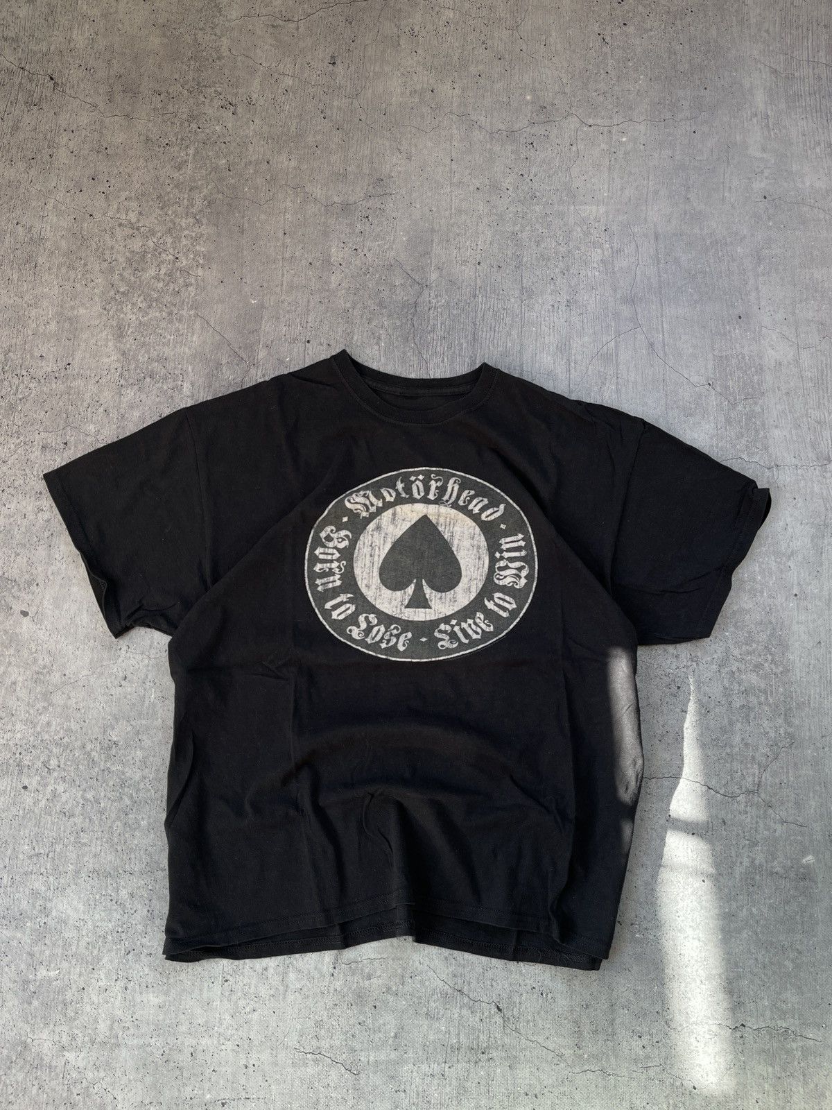 Band Tees × Vintage Vintage tee print Motorhead “Born to lose-live to win” 90s Size US L / EU 52-54 / 3 - 3 Thumbnail