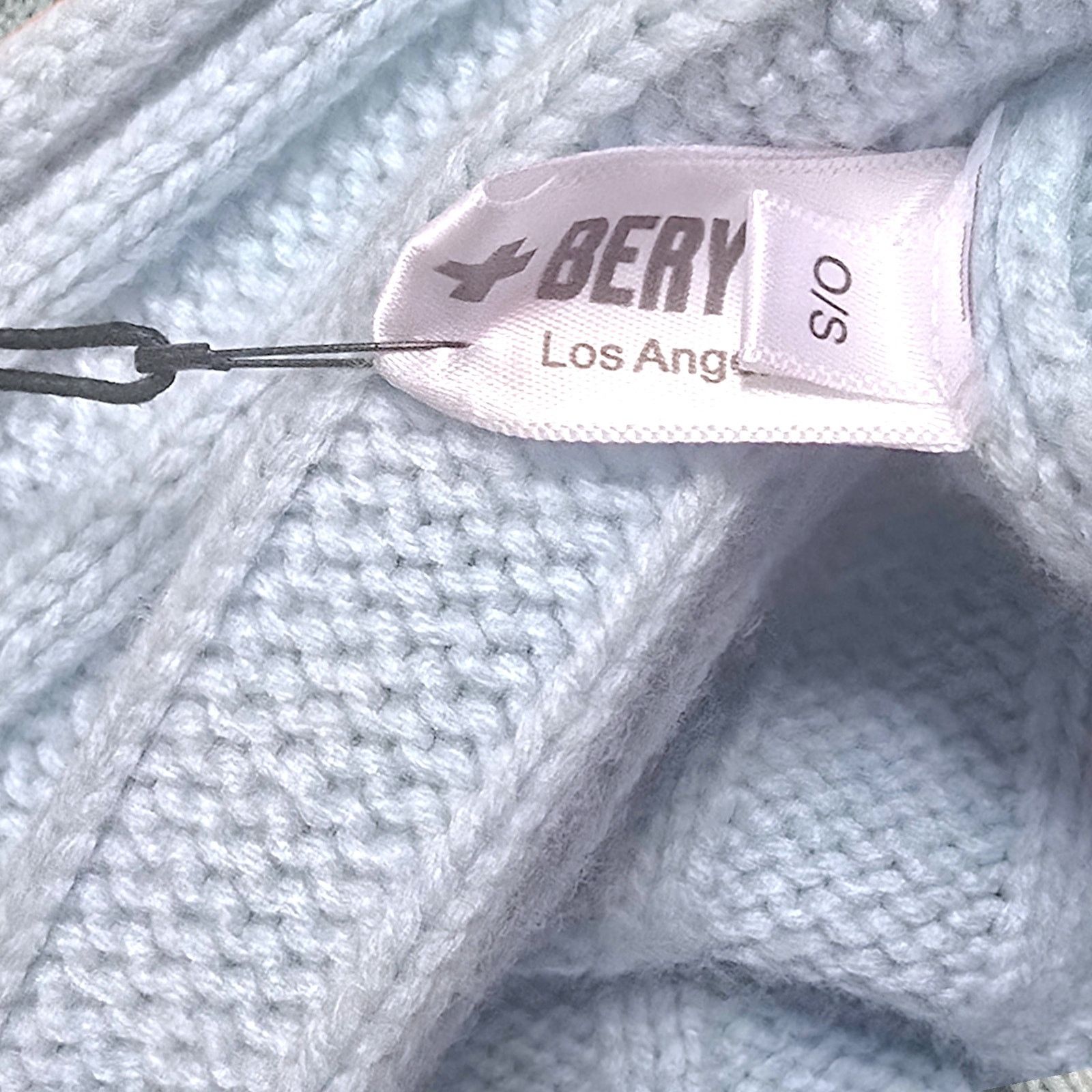 The Unbranded Brand Beryll Ava Cashmere Cocoon Cardigan Ice Blue One Size NWT Size ONE SIZE - 2 Thumbnail