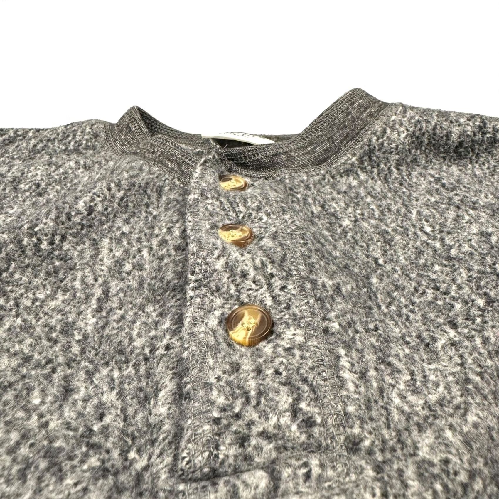 Vintage VINTAGE Sweatshirt Men XL Nebraska Cornhuskers Fleece Henley Long Sleeve Gray Size US XL / EU 56 / 4 - 5 Thumbnail
