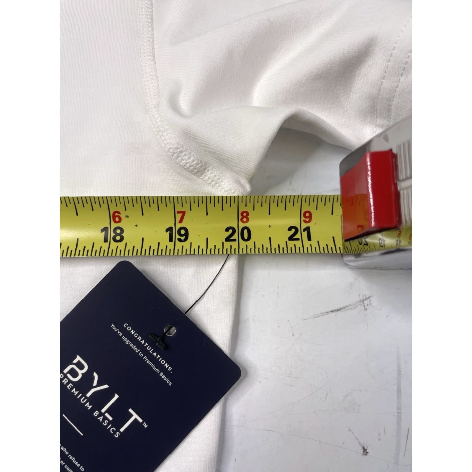 Asics BYLT T-Shirt Shirt Short Sleeve White Mens M bylt Premium Basics Drop Cut Lux Size US M / EU 48-50 / 2 - 6 Thumbnail