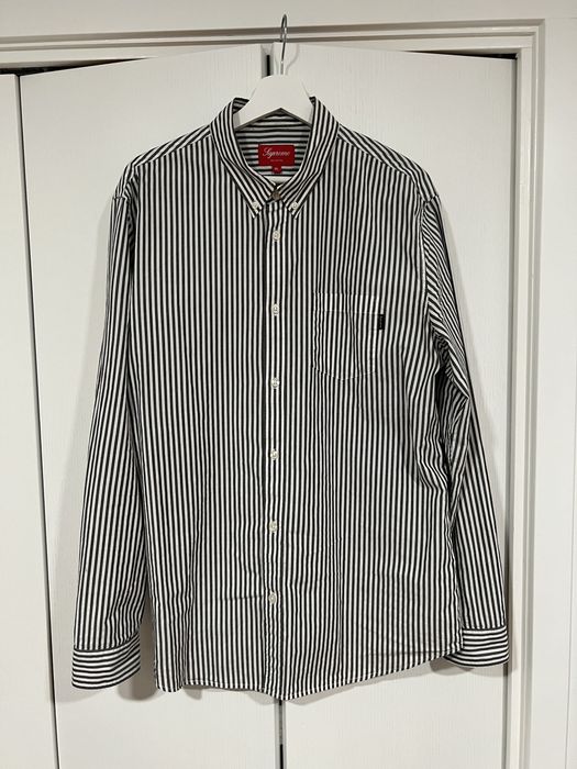 Supreme Supreme Striped lightweight Oxford button up shirt | Grailed