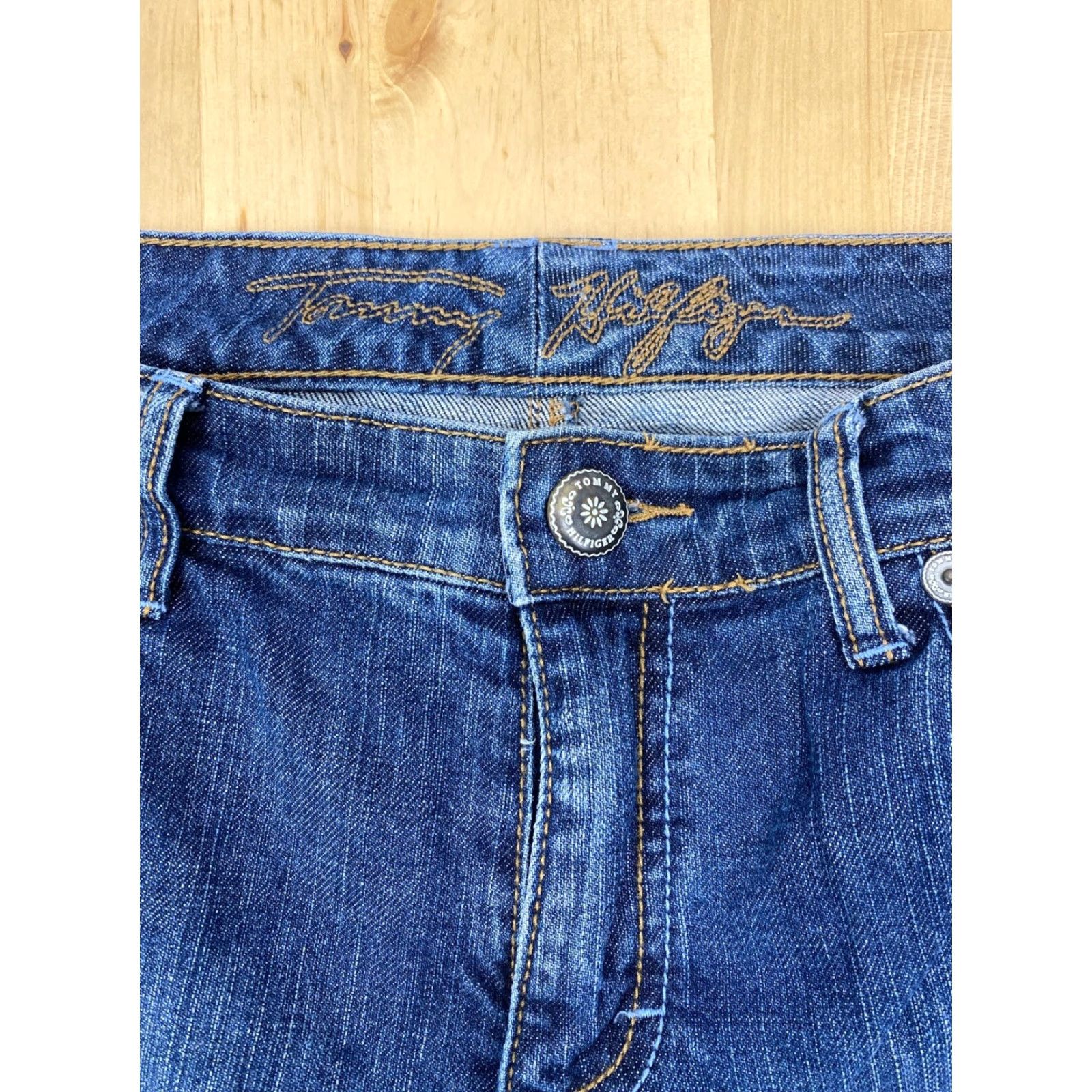 Tommy Hilfiger Tommy Hilfiger Womens Capri Jeans Size 12 Blue American Womens Size 34" / US 12 / IT 48 - 4 Thumbnail