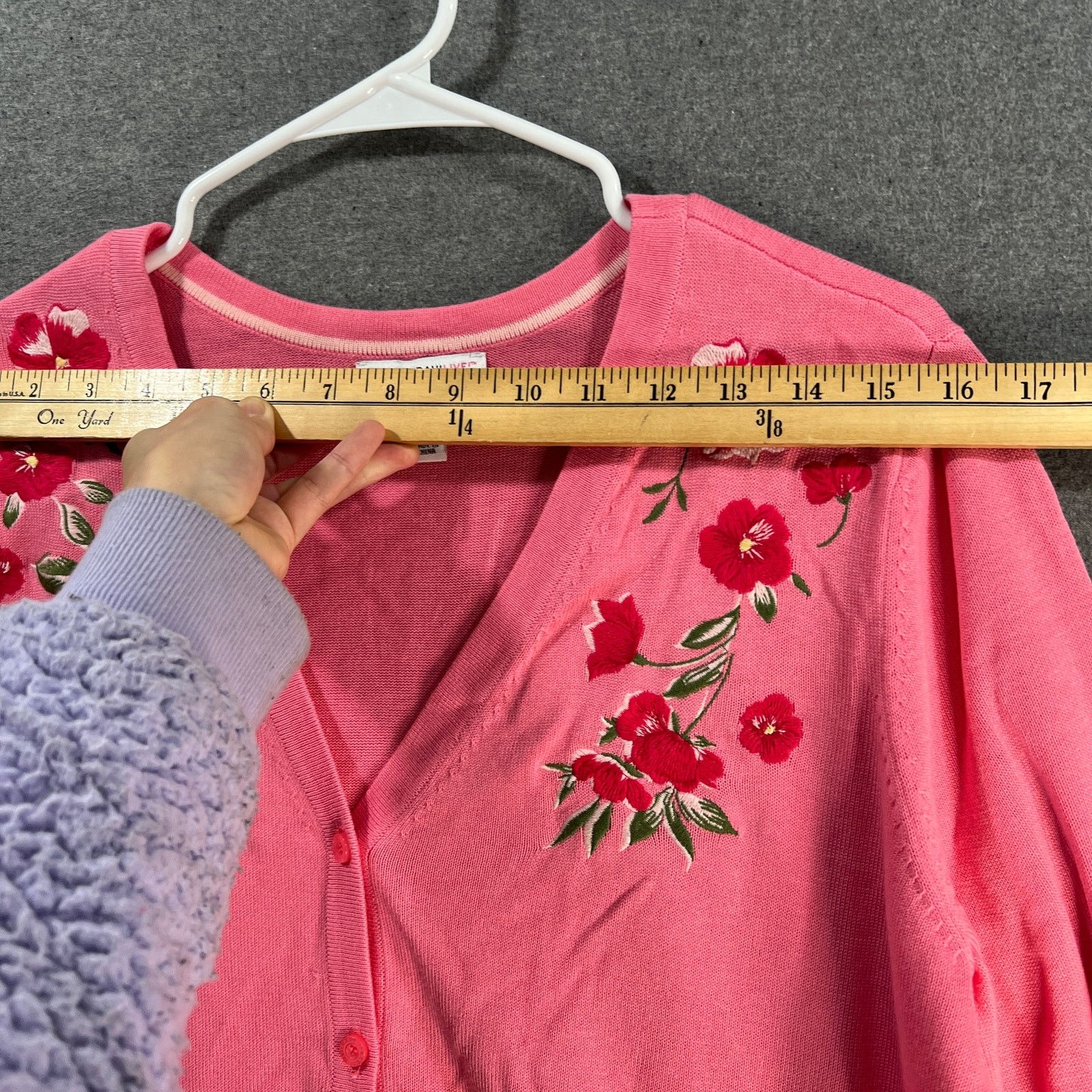 Isaac Mizrahi Isaac Mizrahi LIVE! Button-Front Sweater Cardigan Size M / US 6-8 / IT 42-44 - 7 Thumbnail