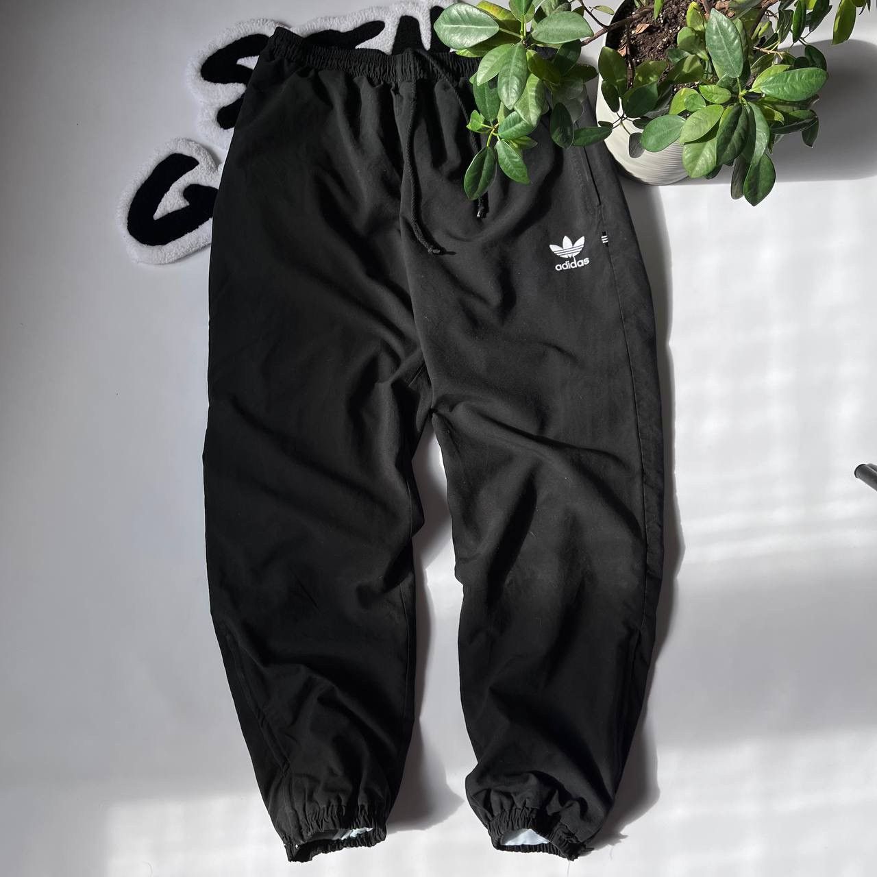 Adidas × Vintage Vintage 90s Adidas Firebird Nylon Track Pants Size F186 D7 Size US 36 / EU 52 - 2 Thumbnail