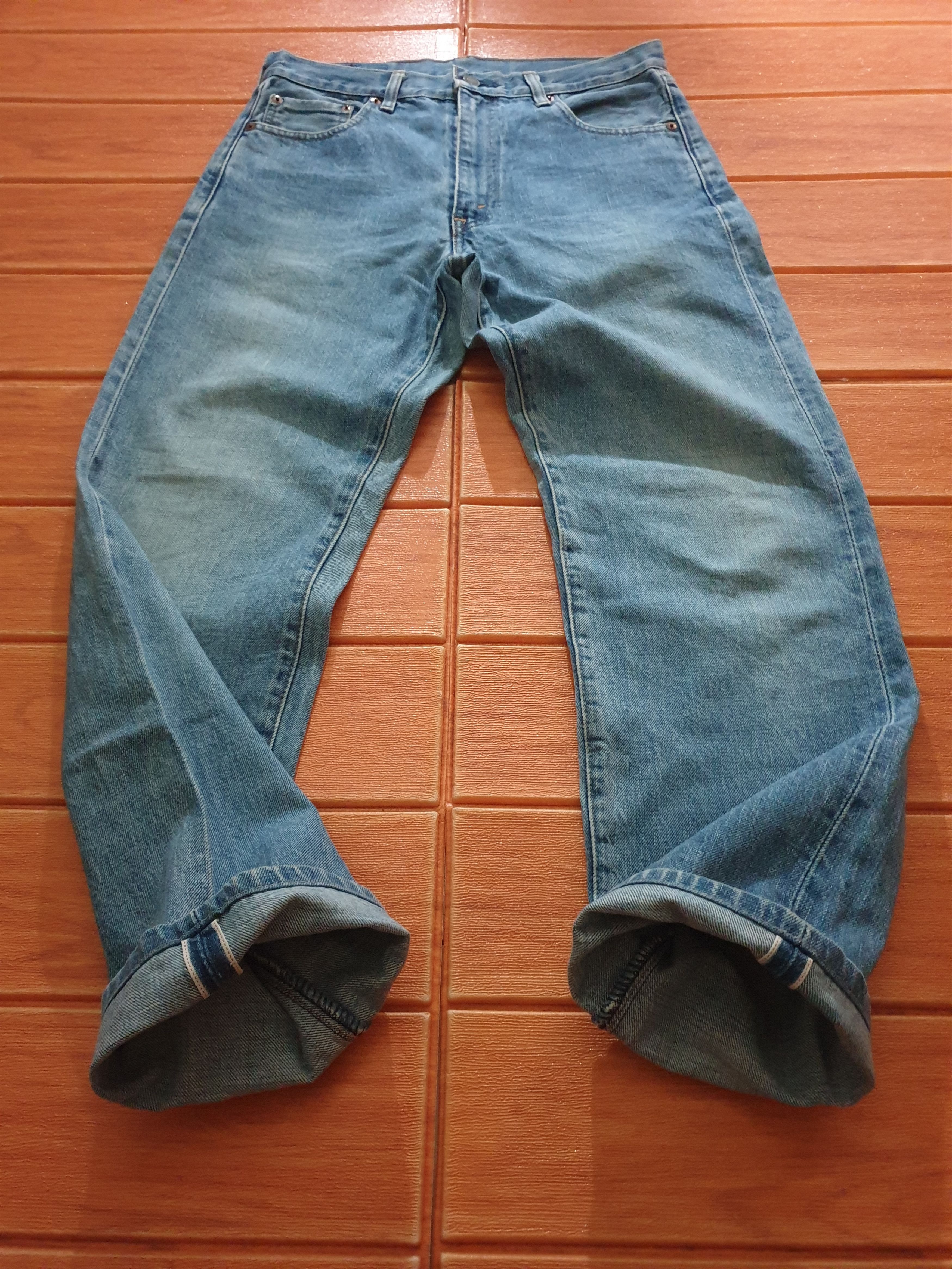 Levi's 💥Vintage Levis big E 502 Salvedge J22 denim pant Size US 30 / EU 46 - 1 Thumbnail