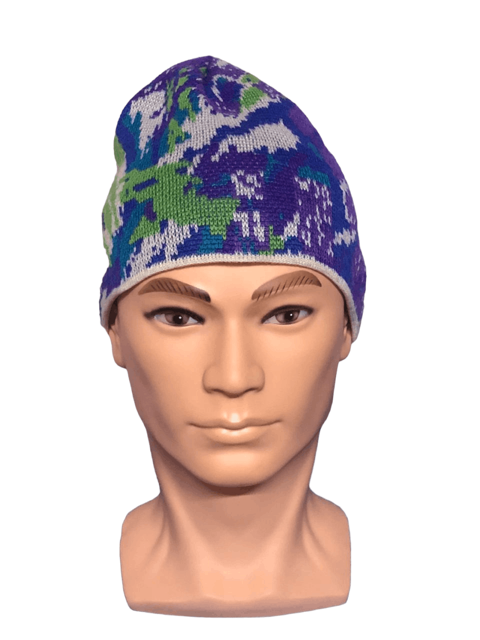 Japanese Brand Multicolor Beanie Hats Combo 2 Pieces Size ONE SIZE - 10 Thumbnail