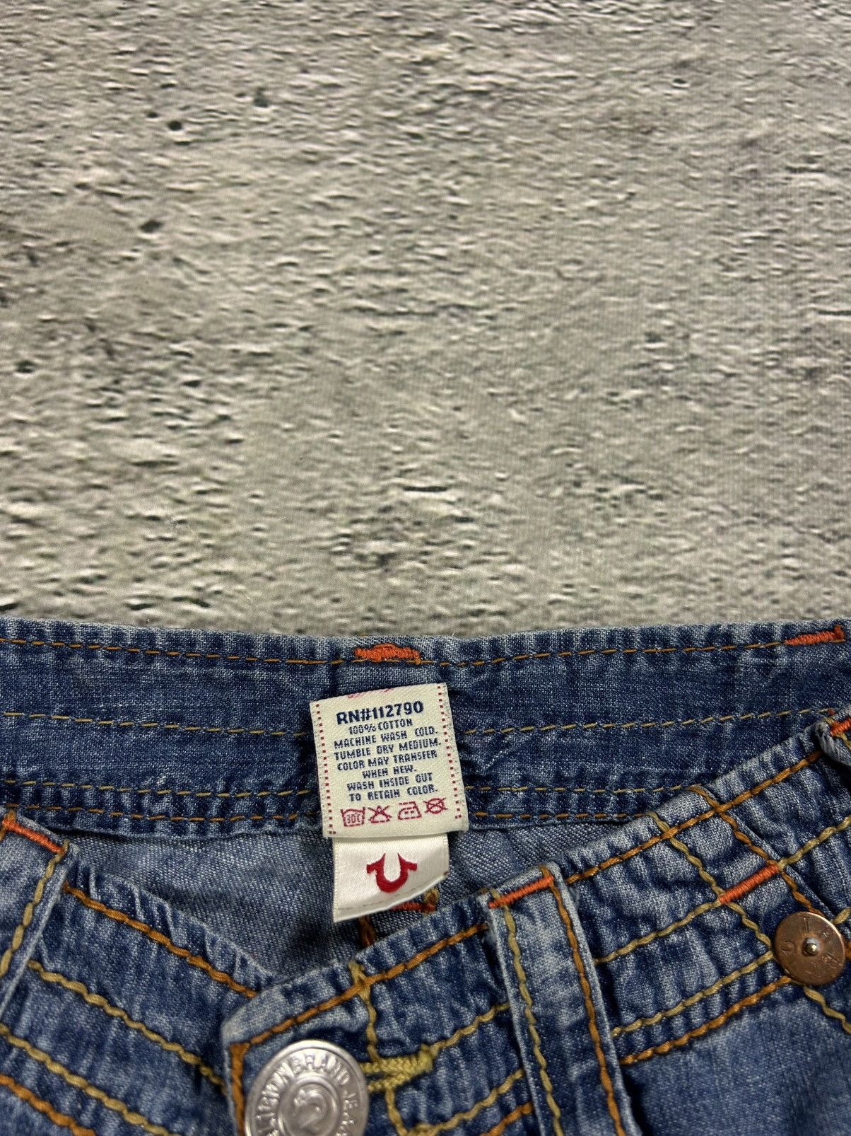 True Religion True Religion vintage blue denim shorts thick stitching Y2K Size 26" / US 2 / IT 38 - 5 Thumbnail