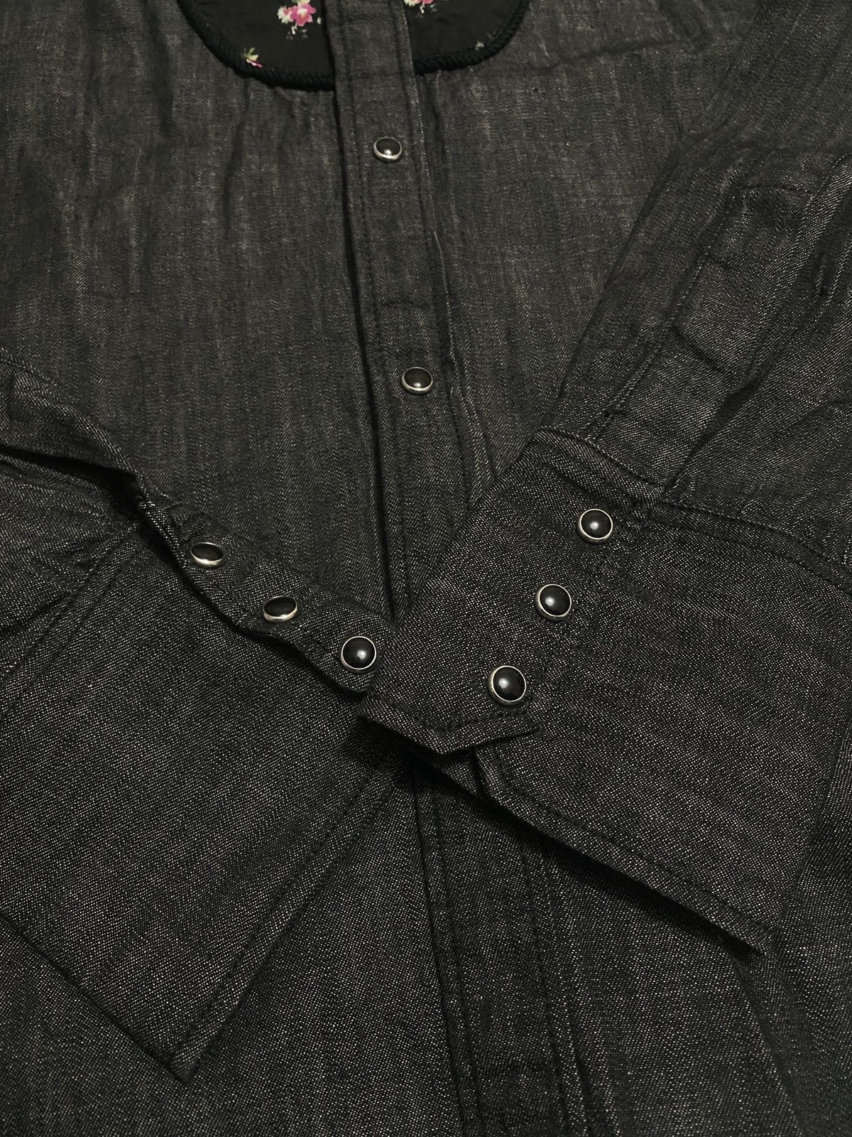 Dsquared2 Dsquared2 luxury western shirt button up with flowers 2017 Size US M / EU 48-50 / 2 - 9 Thumbnail