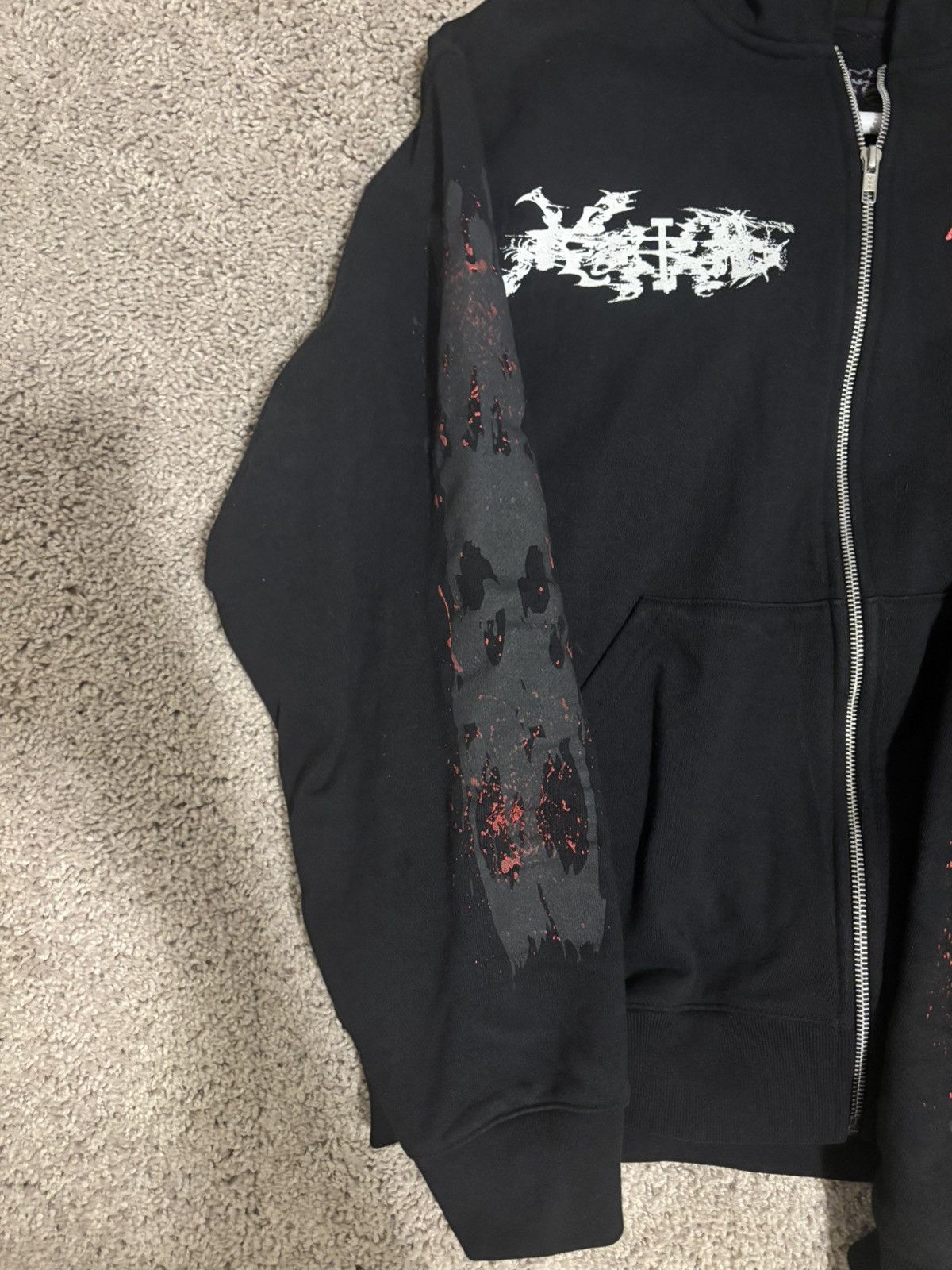 Playboi Carti ANTAGONIST 2.0 TOUR Zip Up Size US L / EU 52-54 / 3 - 3 Thumbnail