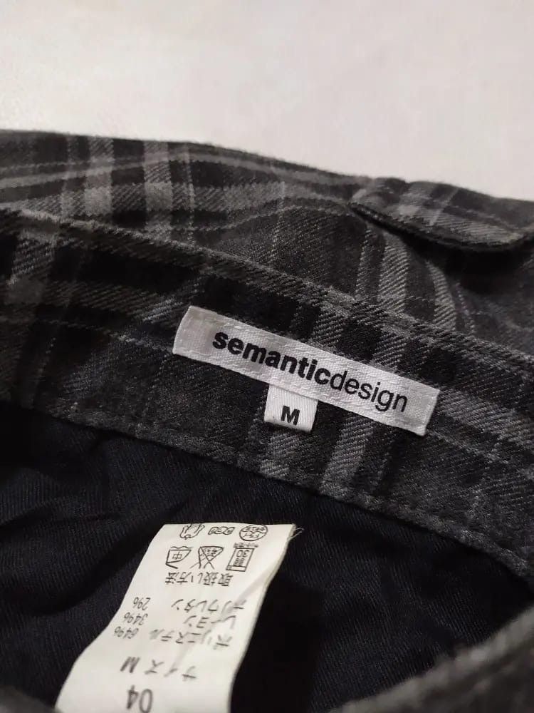 semanticdesign Semantic Design Check Cargo punk bondage Pants Size US 29 - 12 Thumbnail