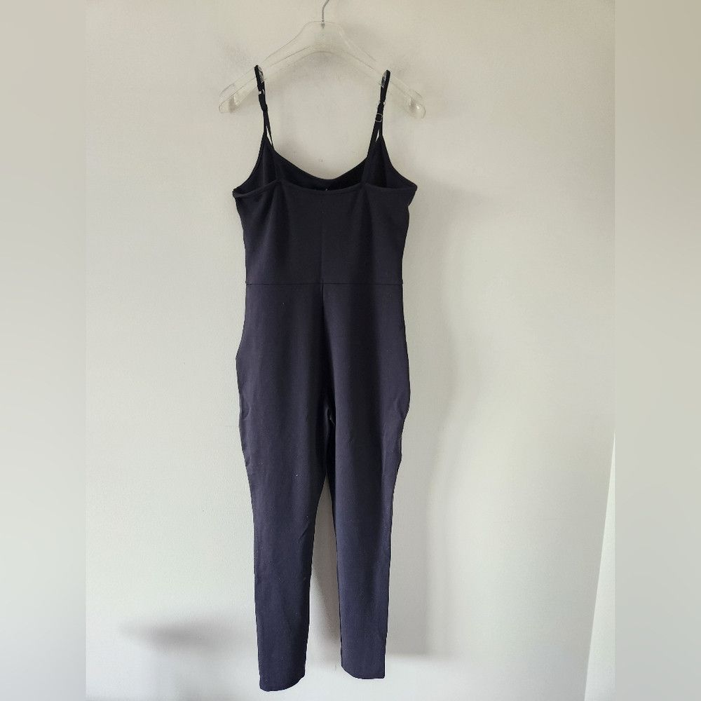 Abercrombie & Fitch ABERCROMBIE & FITCH | Ponte Jumpsuit Unitard Black Sz MEDIU Size 32" / US 10 / IT 46 - 4 Thumbnail