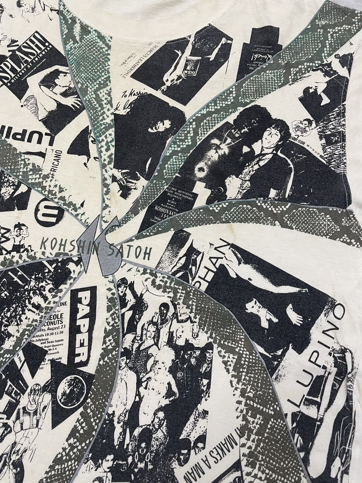 Vintage KOSHIN SATOH PAPER Phototee Longsleeve T-shirt