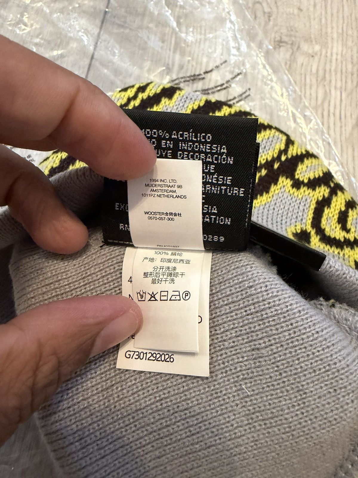 Supreme Supreme SS26 New Era Cursive Beanie Grey Size ONE SIZE - 10 Thumbnail