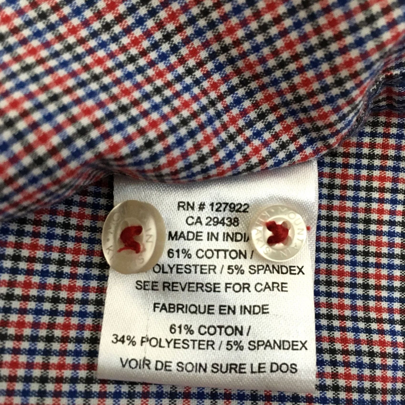 Mountain Khakis Mountain Khakis CHECK Shirt LARGE Cotton/Lycra Blend, Short Sleeve, Button-Up, Multicolor, Casual, Outdoor, Men’s, Regular, Classic Fit Size US L / EU 52-54 / 3 - 4 Thumbnail