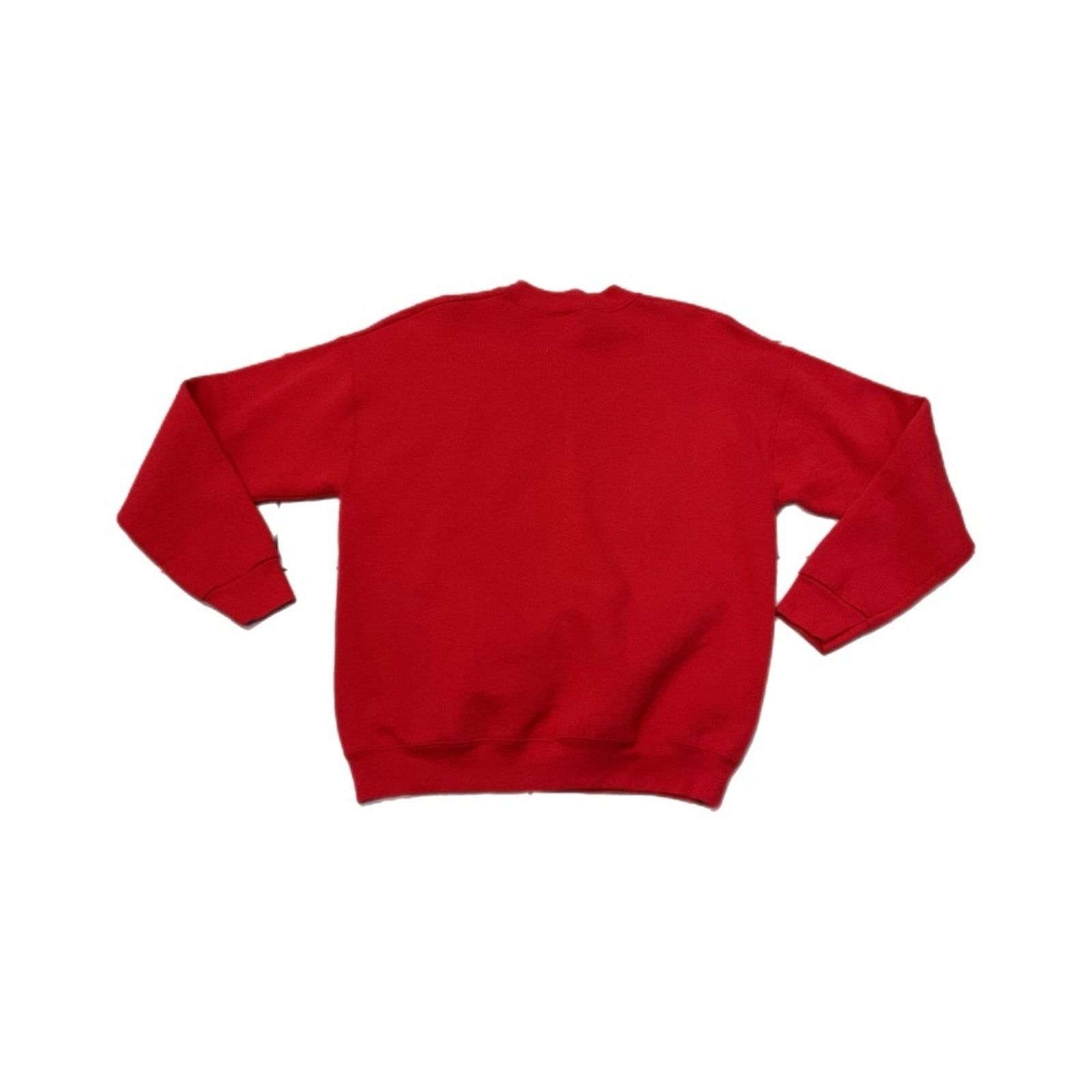Fruit Of The Loom Vintage 90s “Celebrate Each Day” Red Sweater Size L / US 10 / IT 46 - 2 Thumbnail