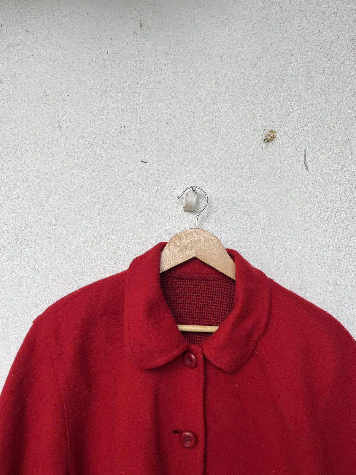 Vintage 💥Offer Me💥 Vintage 80s Wool Jackets Size M / US 6-8 / IT 42-44 - 4 Thumbnail
