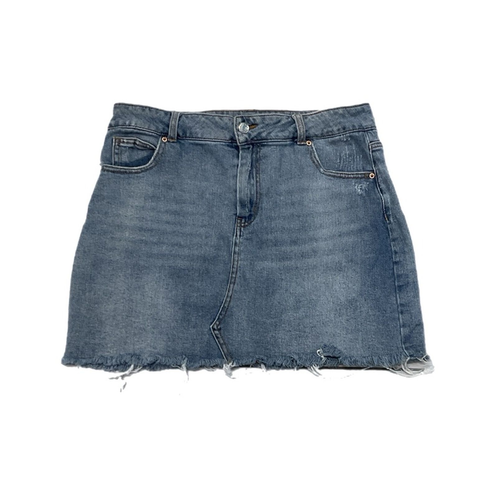 Vintage Wild Fable Women's Denim Skirt Size 34" / US 12 / IT 48 - 1 Thumbnail