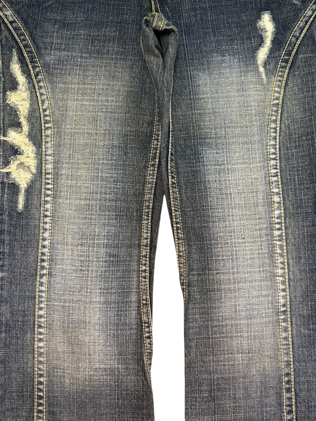 Hysteric Glamour Vintage Japanese Casva Distressed Flare Jeans Size 31" - 3 Thumbnail