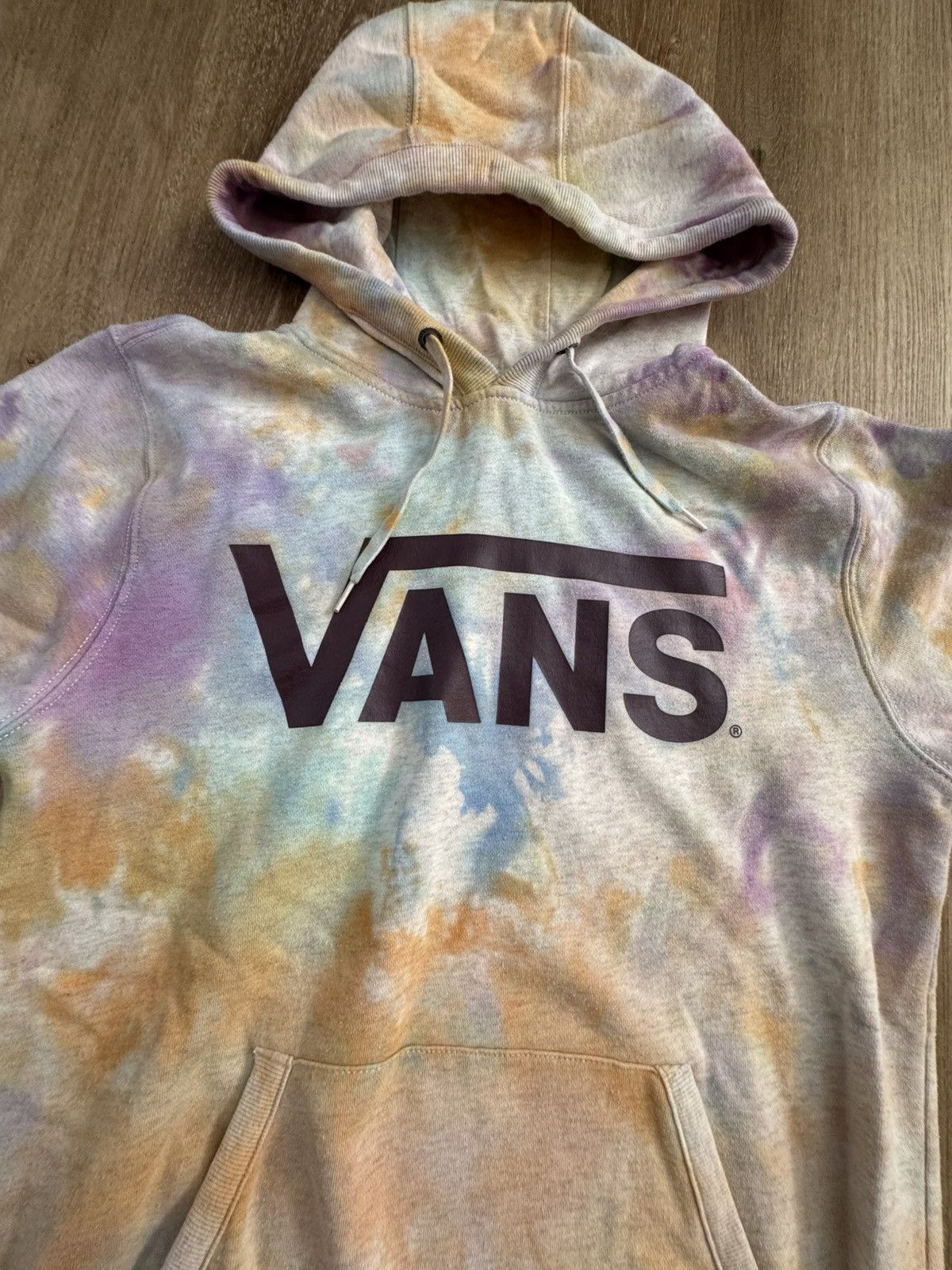 Vans Swirl Tie Dye Pullover Hoodie Size US M / EU 48-50 / 2 - 2 Thumbnail
