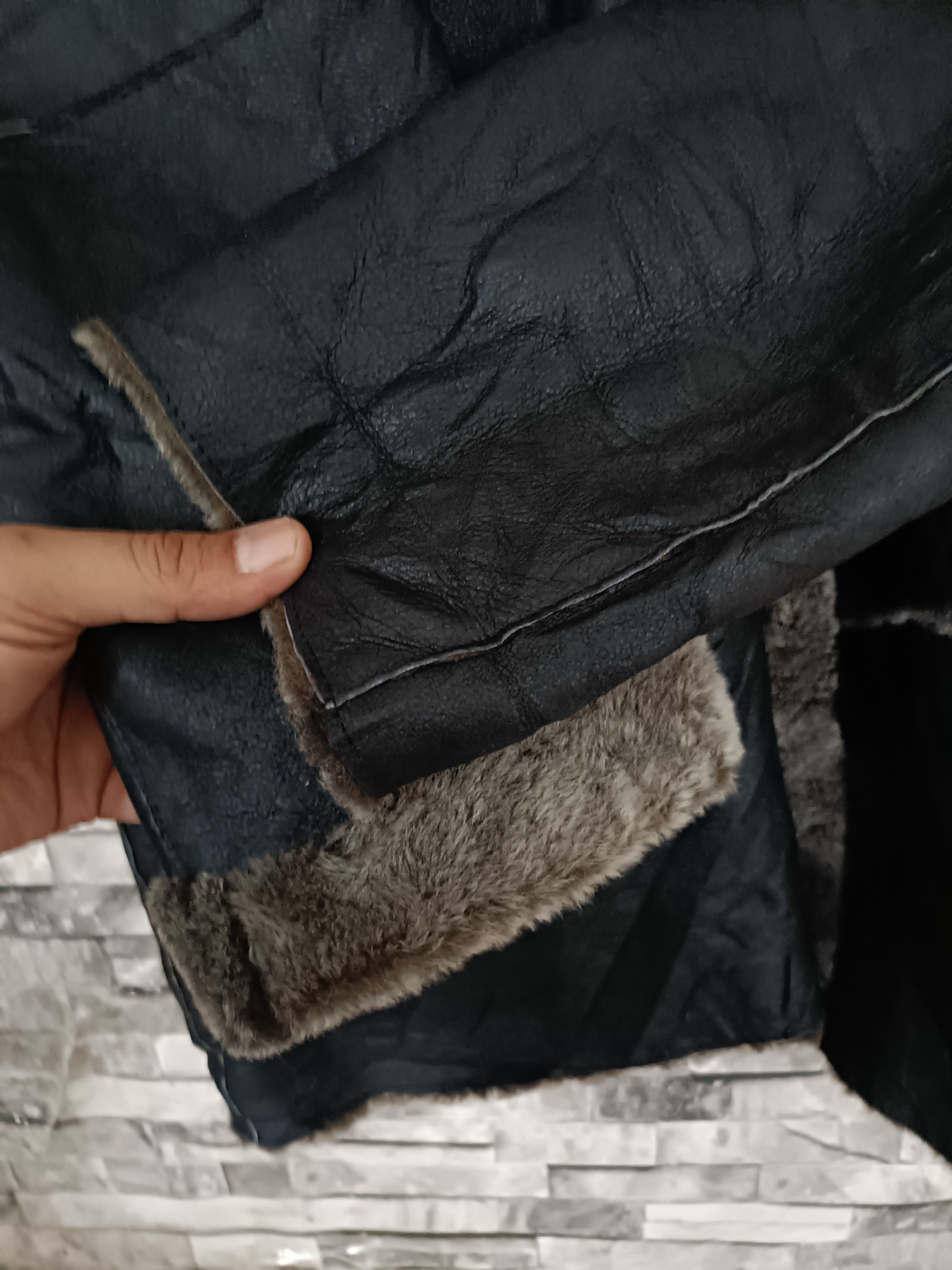 Other Santa Lucia sheep fur shearling jacket Size US L / EU 52-54 / 3 - 4 Thumbnail