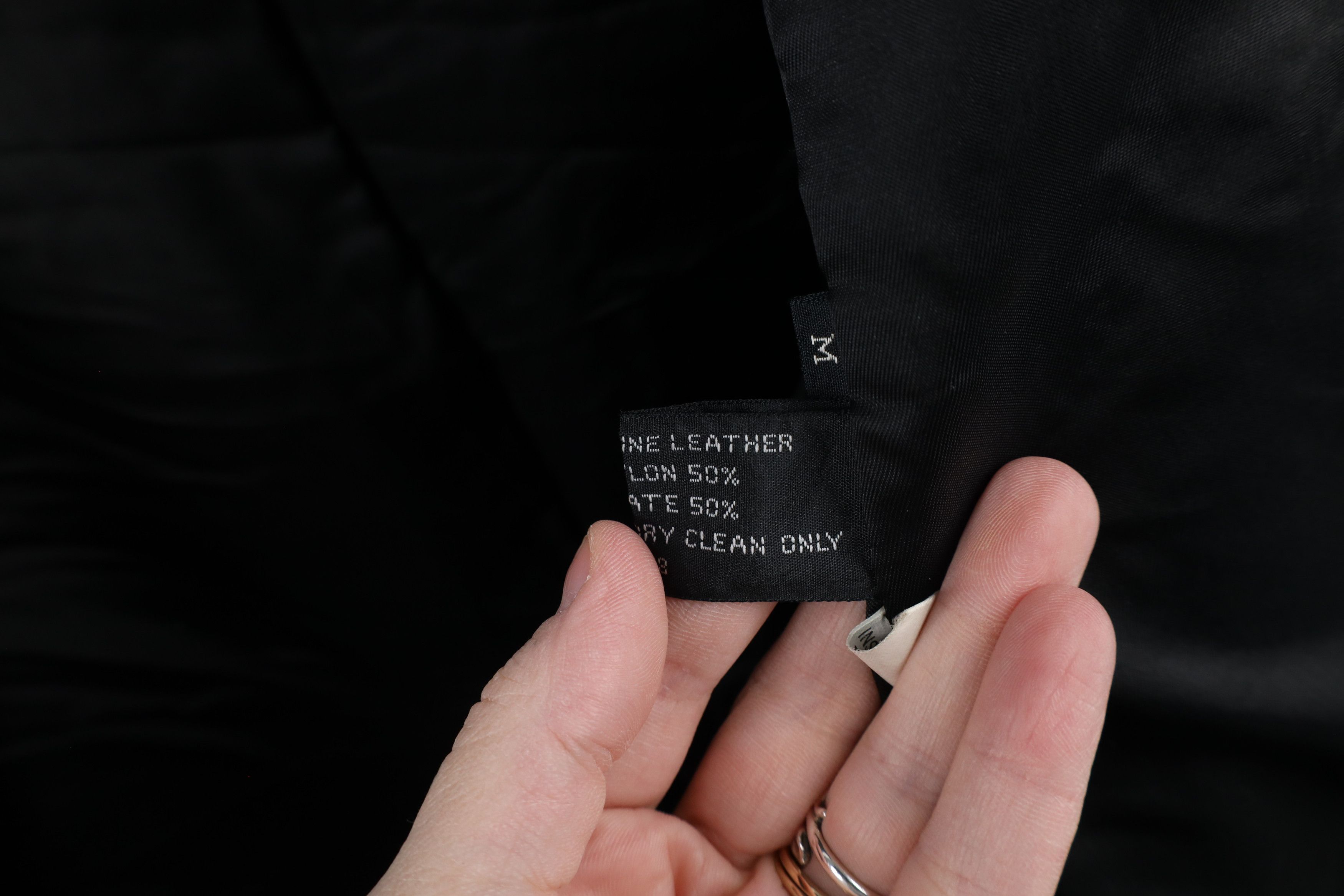 Vintage Vintage 90s Streetwear Leather Full Button Jacket Black Size US M / EU 48-50 / 2 - 12 Thumbnail