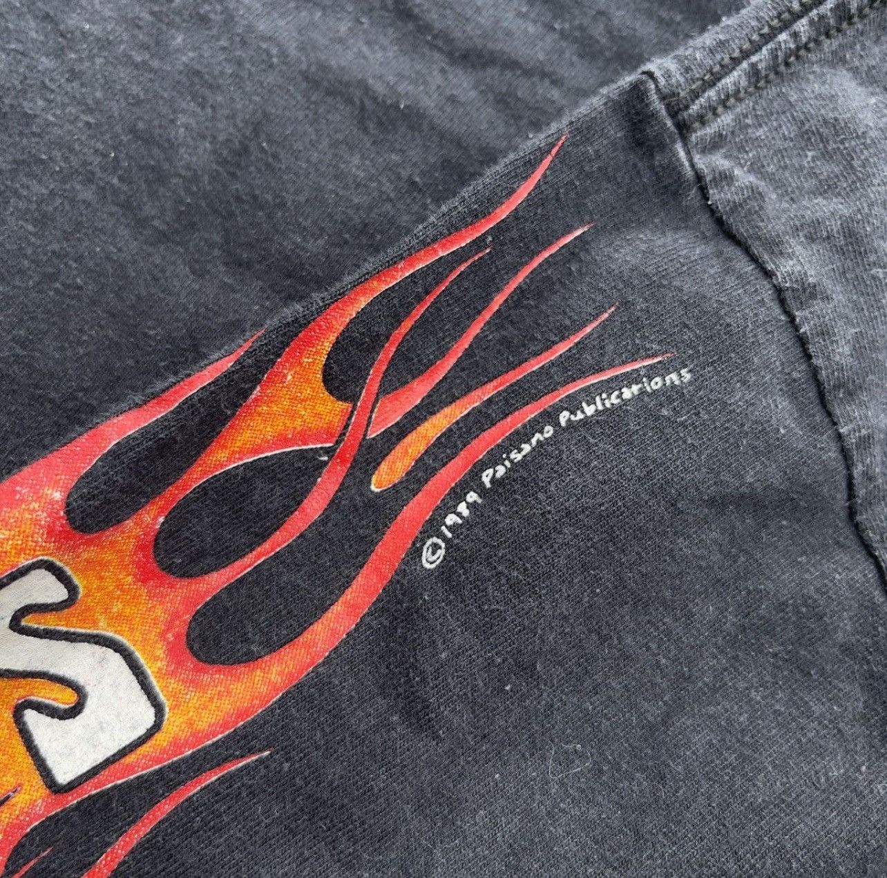Vintage 1989 EASYRIDERS Magazine Flame Long Sleeve Pocket Shirt Size US M / EU 48-50 / 2 - 3 Thumbnail