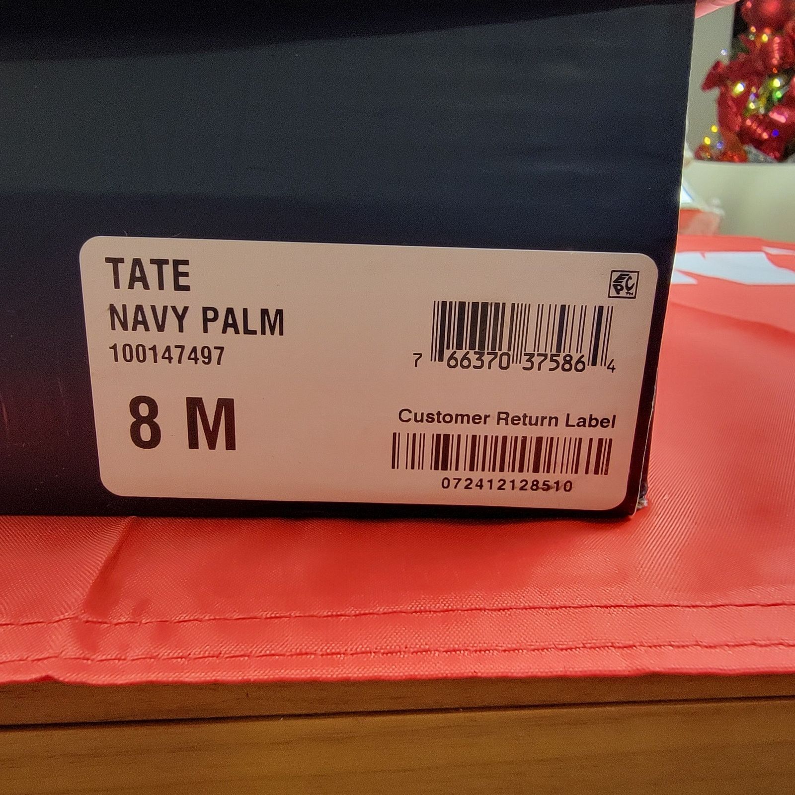Club Room Club Room Slip On Tate Navy Palm Sz 8M 100147497 Size US 8 / EU 41 - 8 Thumbnail