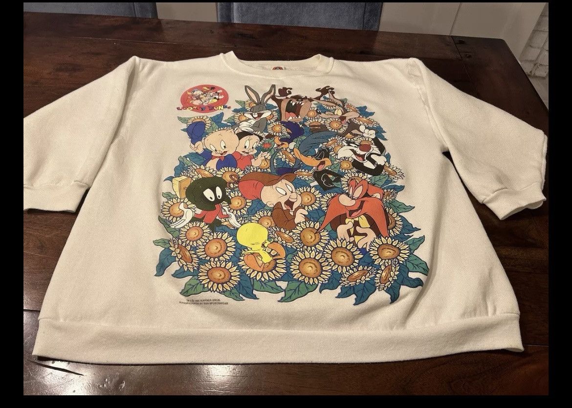 Vintage 1997 Looney Toons y2k Sweatshirt RARE