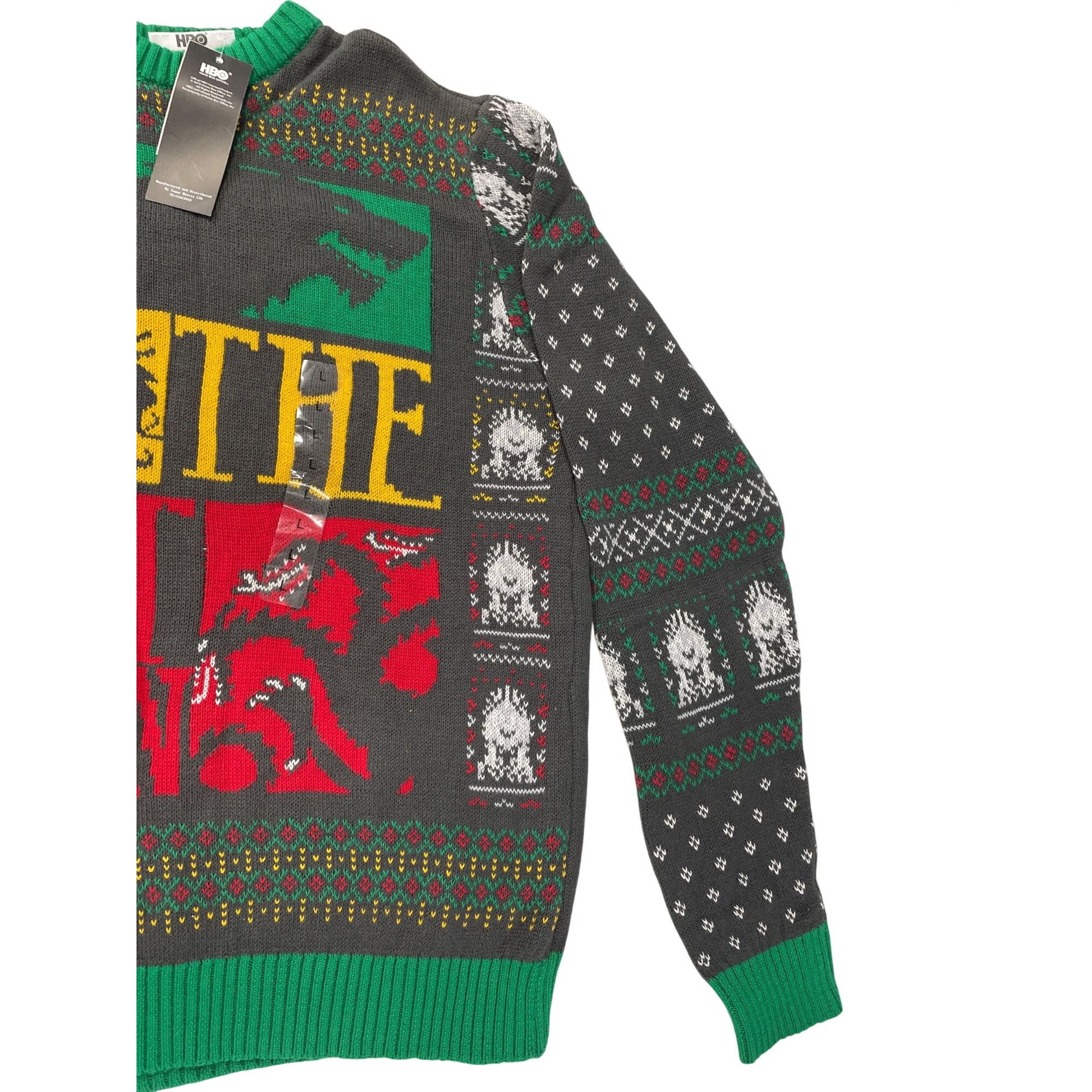 Other Game Of Thrones Official Mesn Green Cotton Xmas Green Sweate Size US L / EU 52-54 / 3 - 3 Thumbnail