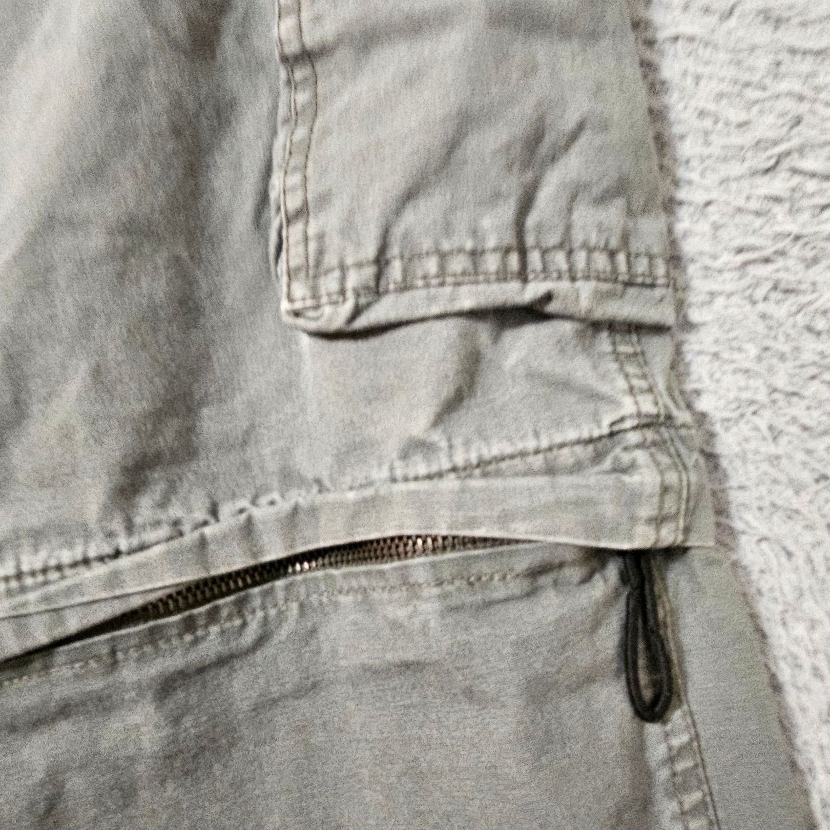 Harley Davidson Vintage Harley Davidson Cargo Convertible Pants Mens Size 36x30 Gray Cotton Size US 36 / EU 52 - 5 Thumbnail