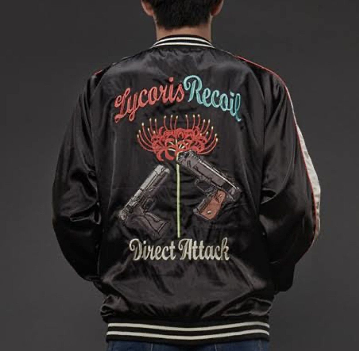 Anime LIMITED EDITION LYCORIS RECOIL SUKAJAN REVERSIBLE JACKET Size US M / EU 48-50 / 2 - 1 Thumbnail