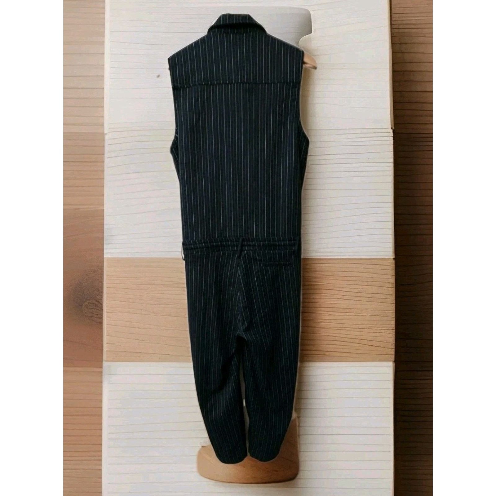 Wildfang Wildfang× LuccaCouture Striped Sleeveless XS Jumpsuit $180 Size 26" / US 2 / IT 38 - 4 Thumbnail