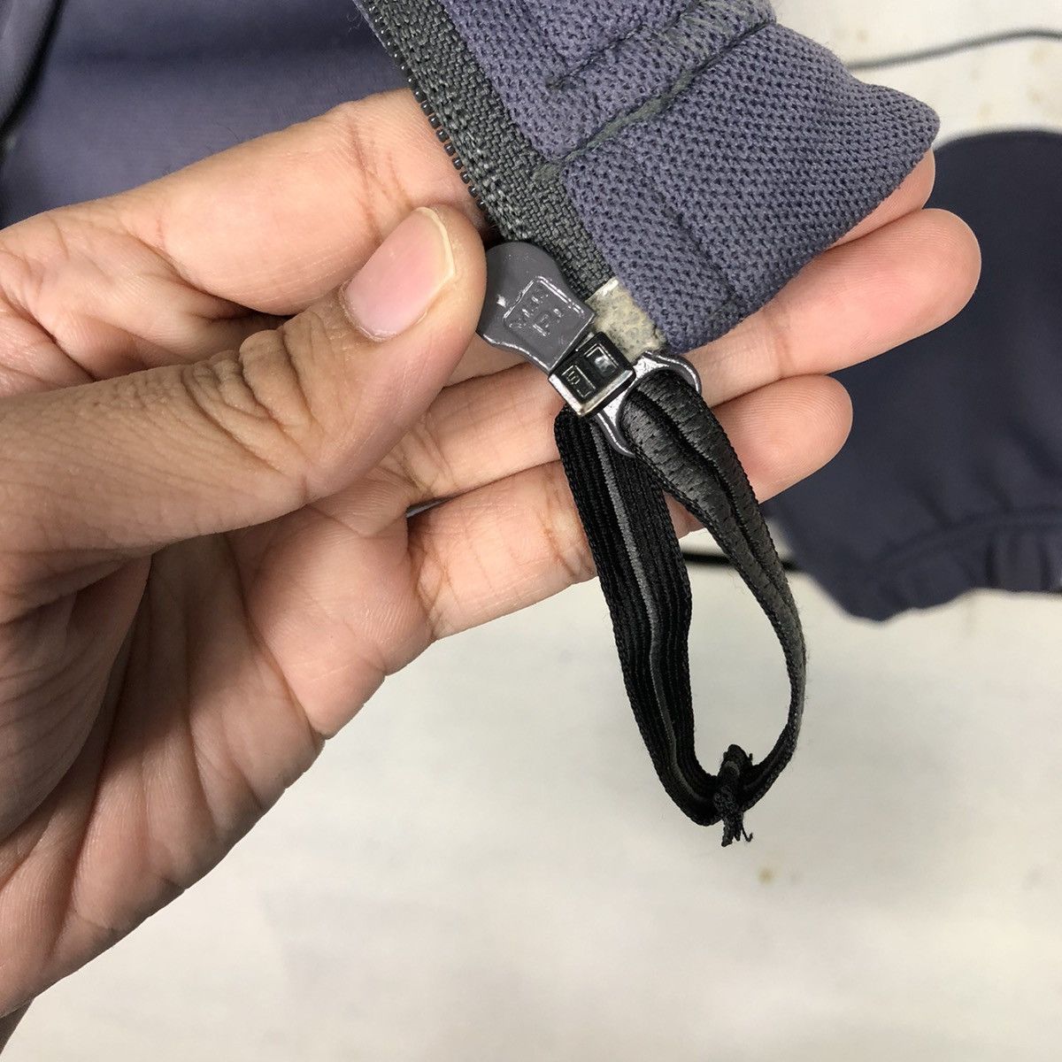 Nike 📌Rich Grey Vintage Zipper Jacket Nike Court Big Logo Size US M / EU 48-50 / 2 - 18 Thumbnail