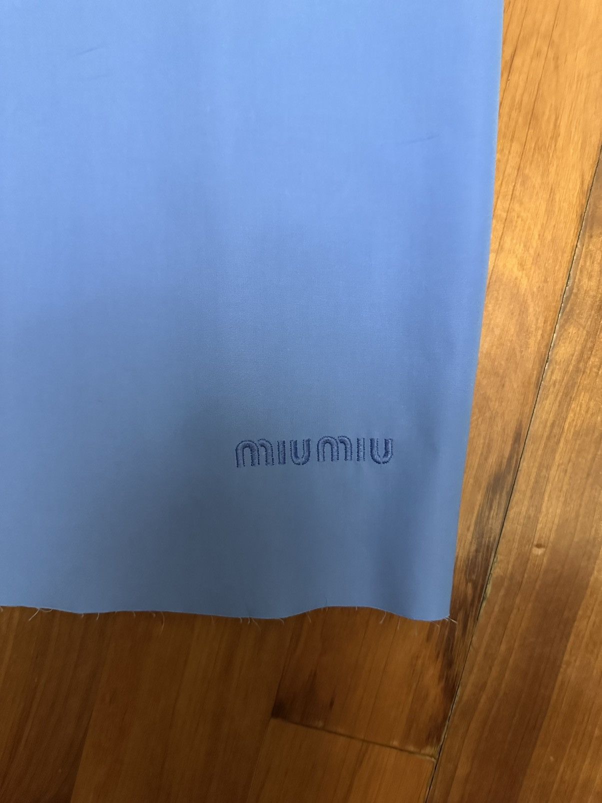 Miu Miu MIU MIU Cap-Sleeve Poplin Dress Size XS / US 0-2 / IT 36-38 - 4 Thumbnail