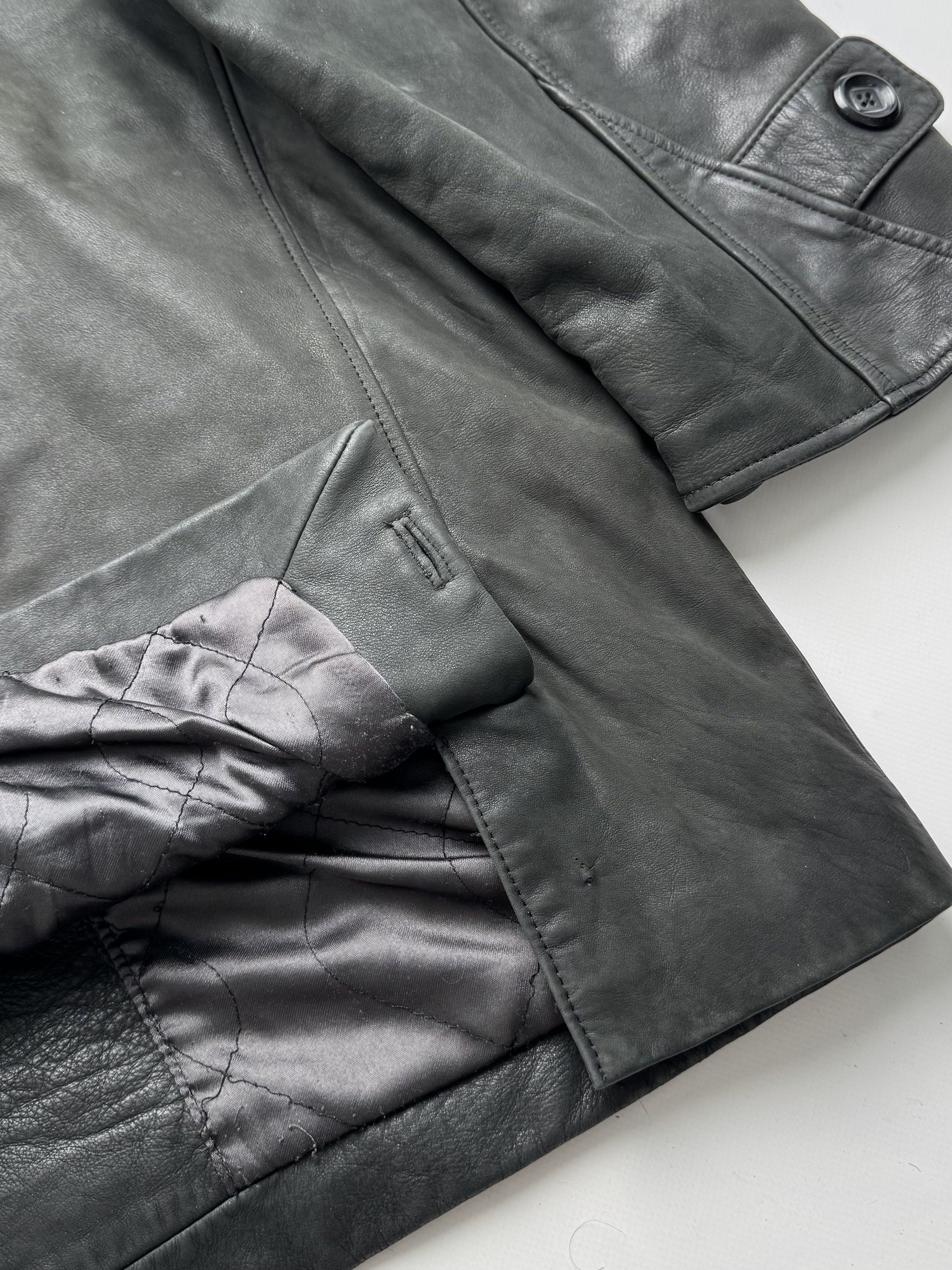 Vintage Vintage Heavy Leather Jacket B8(V406)E2 Size US XXL / EU 58 / 5 - 11 Thumbnail