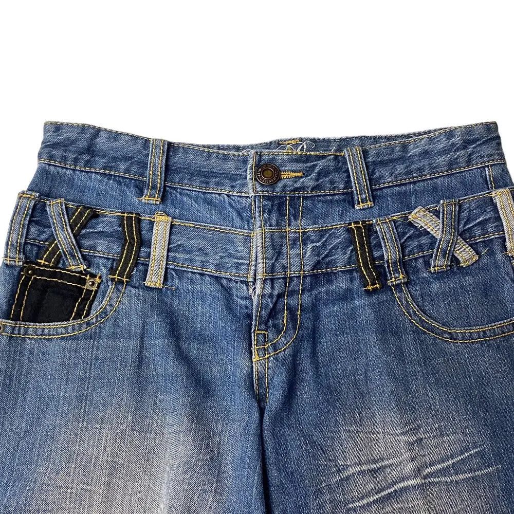 Hysteric Glamour 2000's Gang Buster Double Waist Washed Belt Loops Size US 28 / EU 44 - 4 Thumbnail