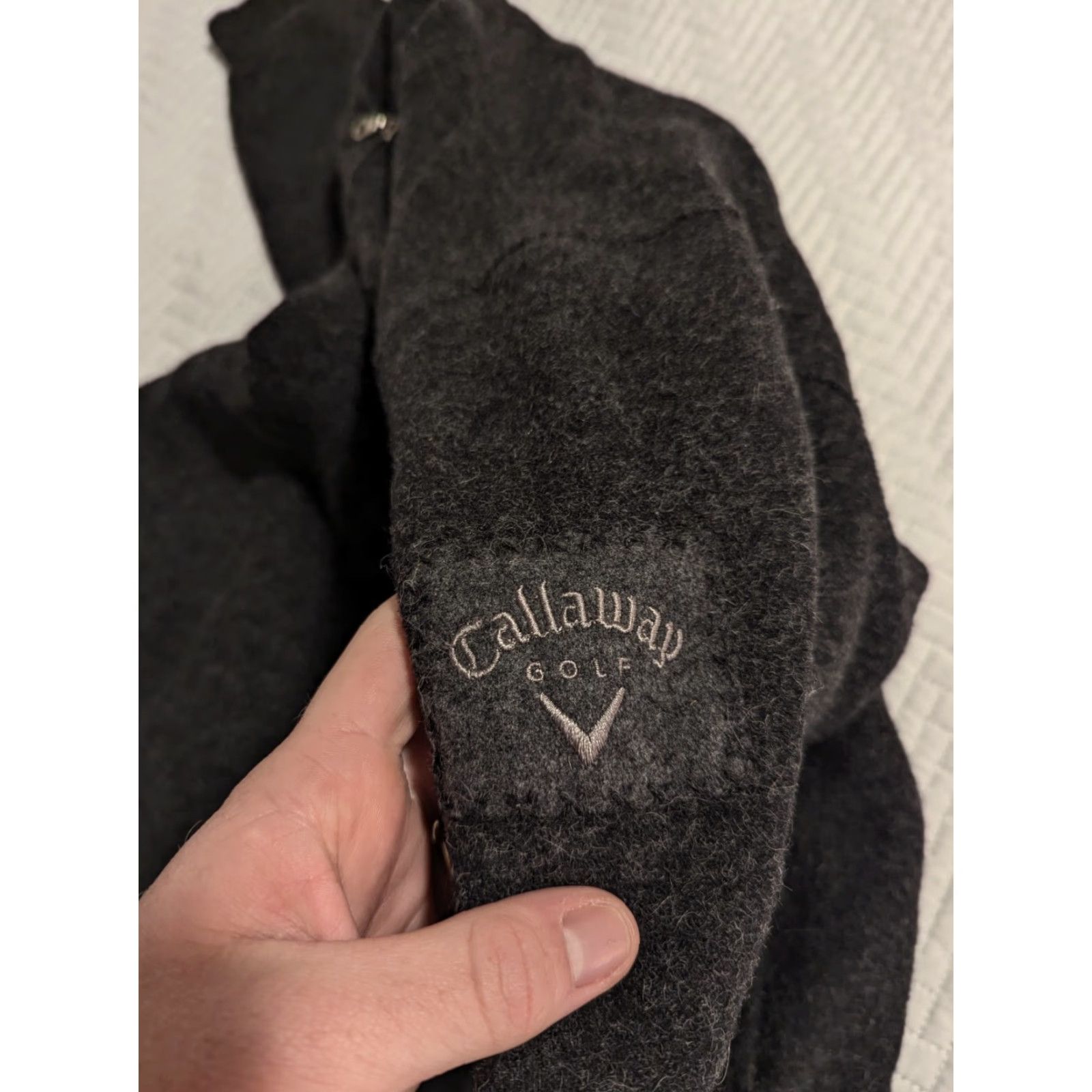 Callaway Callaway Golf Mens Long Sleeve Sweater M-L Gray Wool Alpaca Blend Full Zip Size US M / EU 48-50 / 2 - 4 Thumbnail