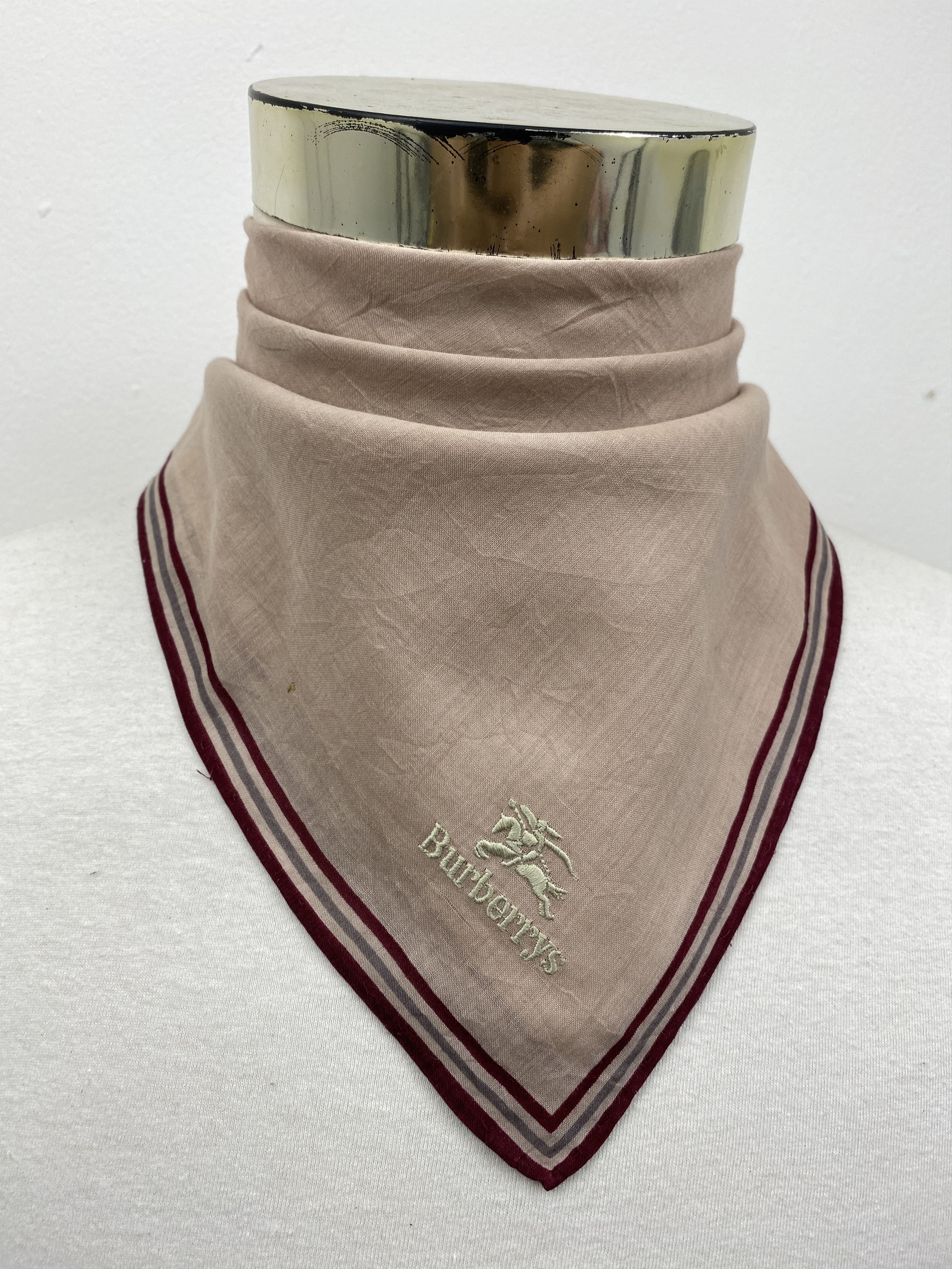 Burberry Burberrys Handkerchief / Bandana / Neckerchief HKC0267 Size ONE SIZE - 1 Thumbnail