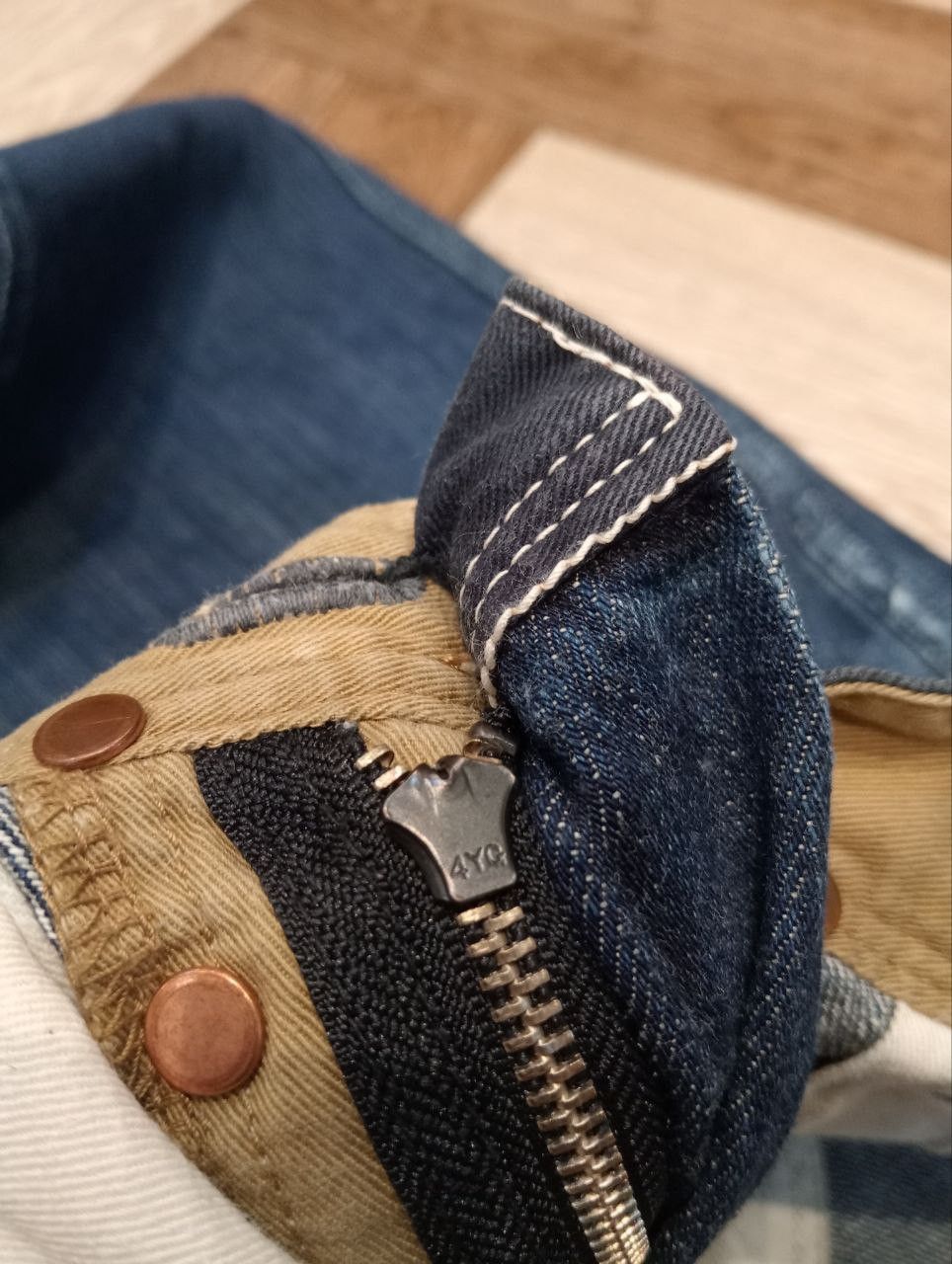 Kapital KAPITAL X KIRO HIRATA HIP BAG FLARED DENIM PANTS Size US 30 / EU 46 - 10 Thumbnail