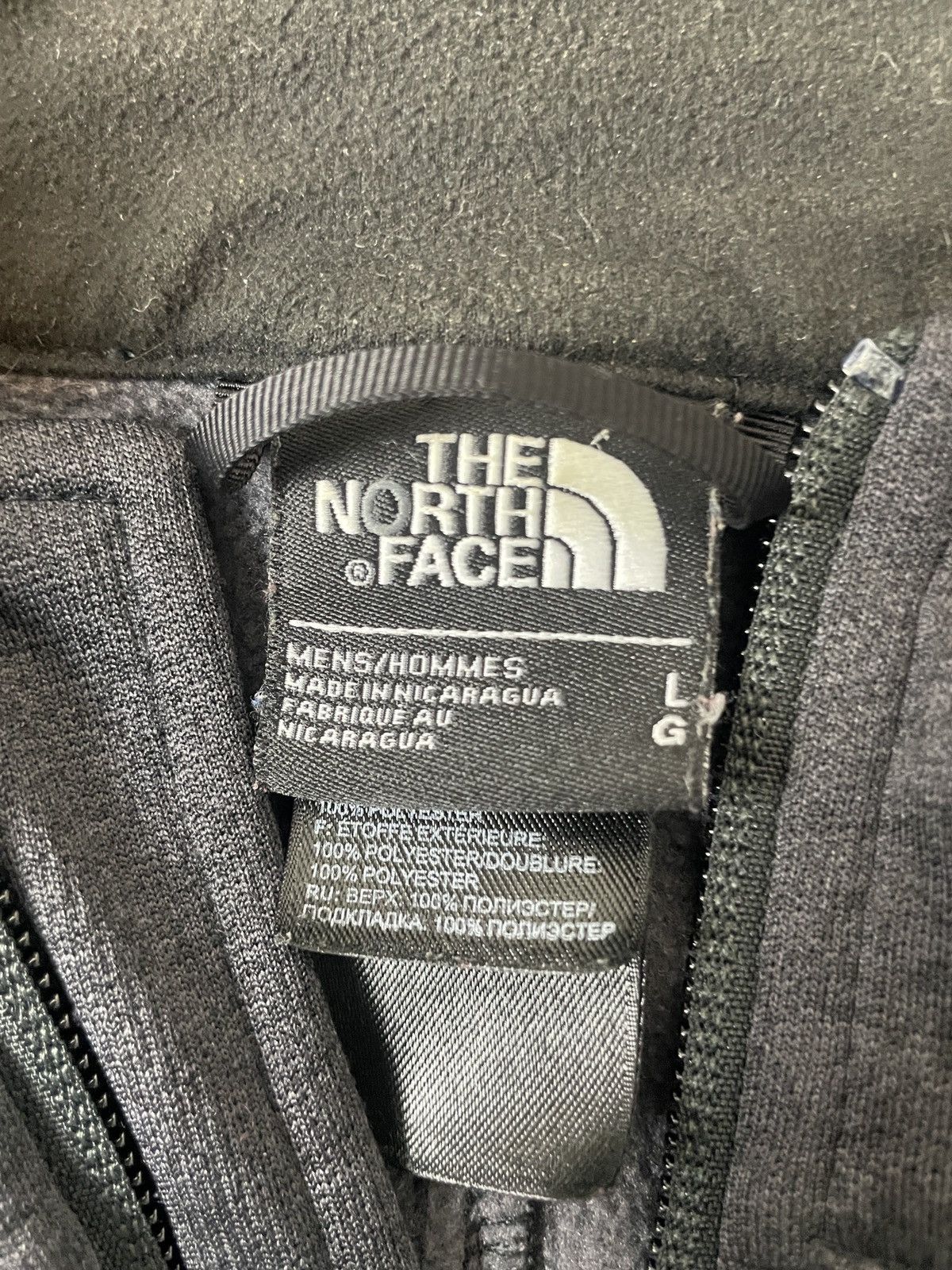 The North Face The North Face Men’s Large Dark Gray Full Zip Fleece Jacket Size US L / EU 52-54 / 3 - 3 Thumbnail