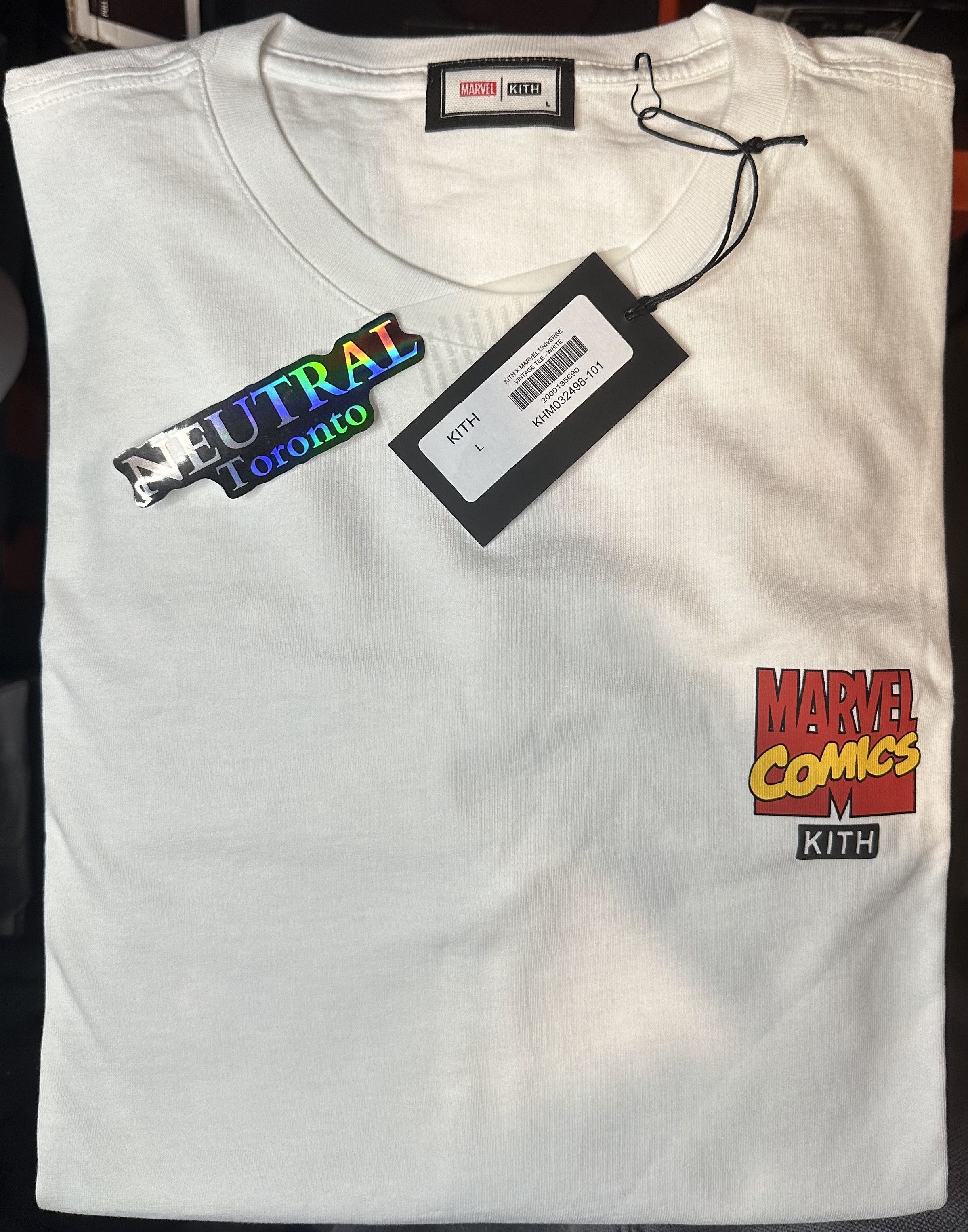 Kith × Marvel Comics Kith x Marvel Universe Vintage Tee Size US L / EU 52-54 / 3 - 5 Thumbnail