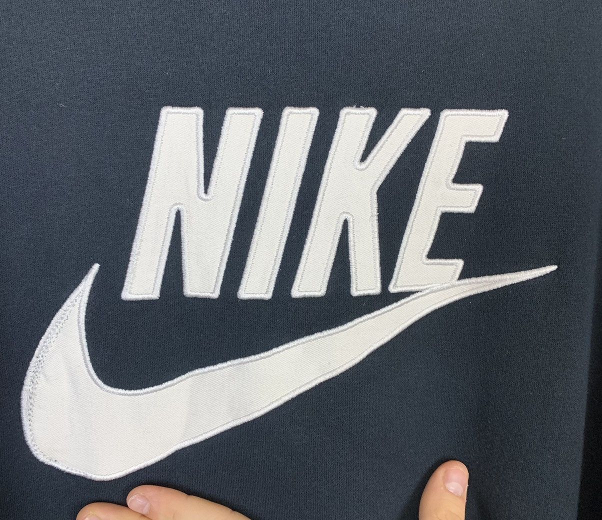 Nike × Vintage Vintage Nike Big Logo Sweatshirt Size US XL / EU 56 / 4 - 6 Thumbnail